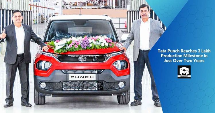 Tata Punch Reaches 3 Lakh Production Milestone in Just Over Two Years