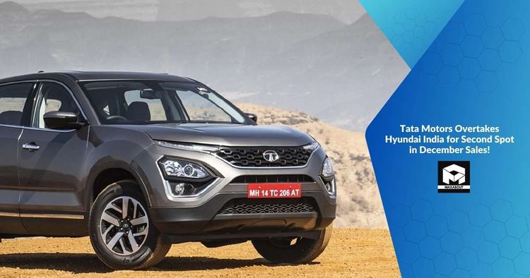 Tata Motors Overtakes Hyundai India for Second Spot in December Sales!