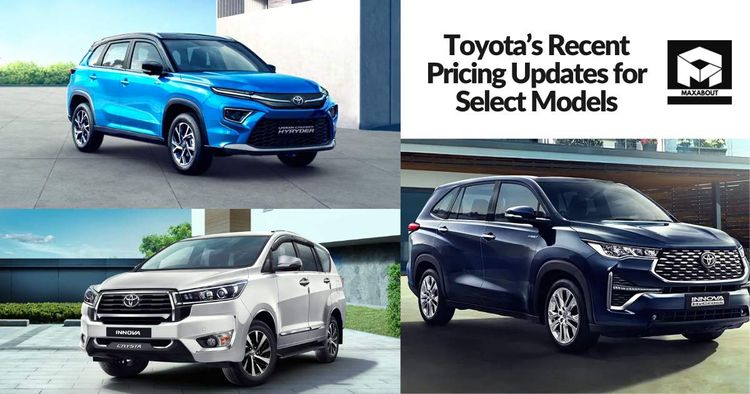  Toyota's Recent Pricing Updates for Select Models