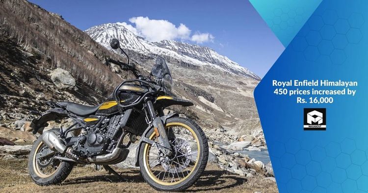 Royal Enfield Himalayan 450 prices increased by Rs. 16,000