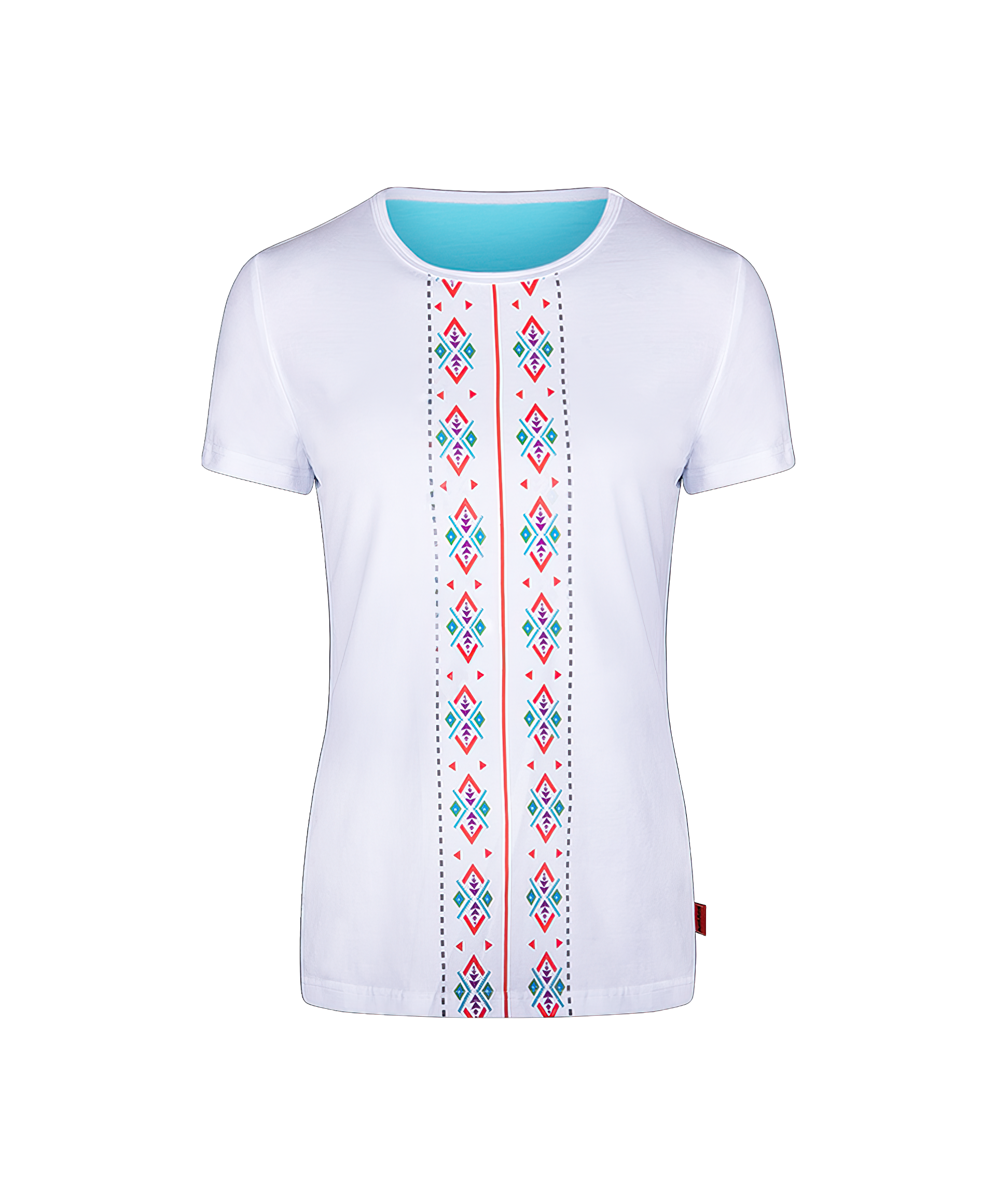 Comfortable white T-shirt by MAYA MAYA for women suitable for their freetime