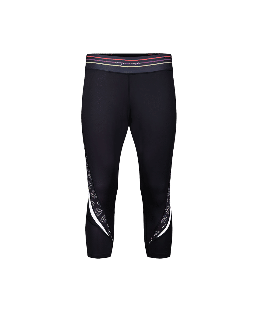 Capri leggings plain black