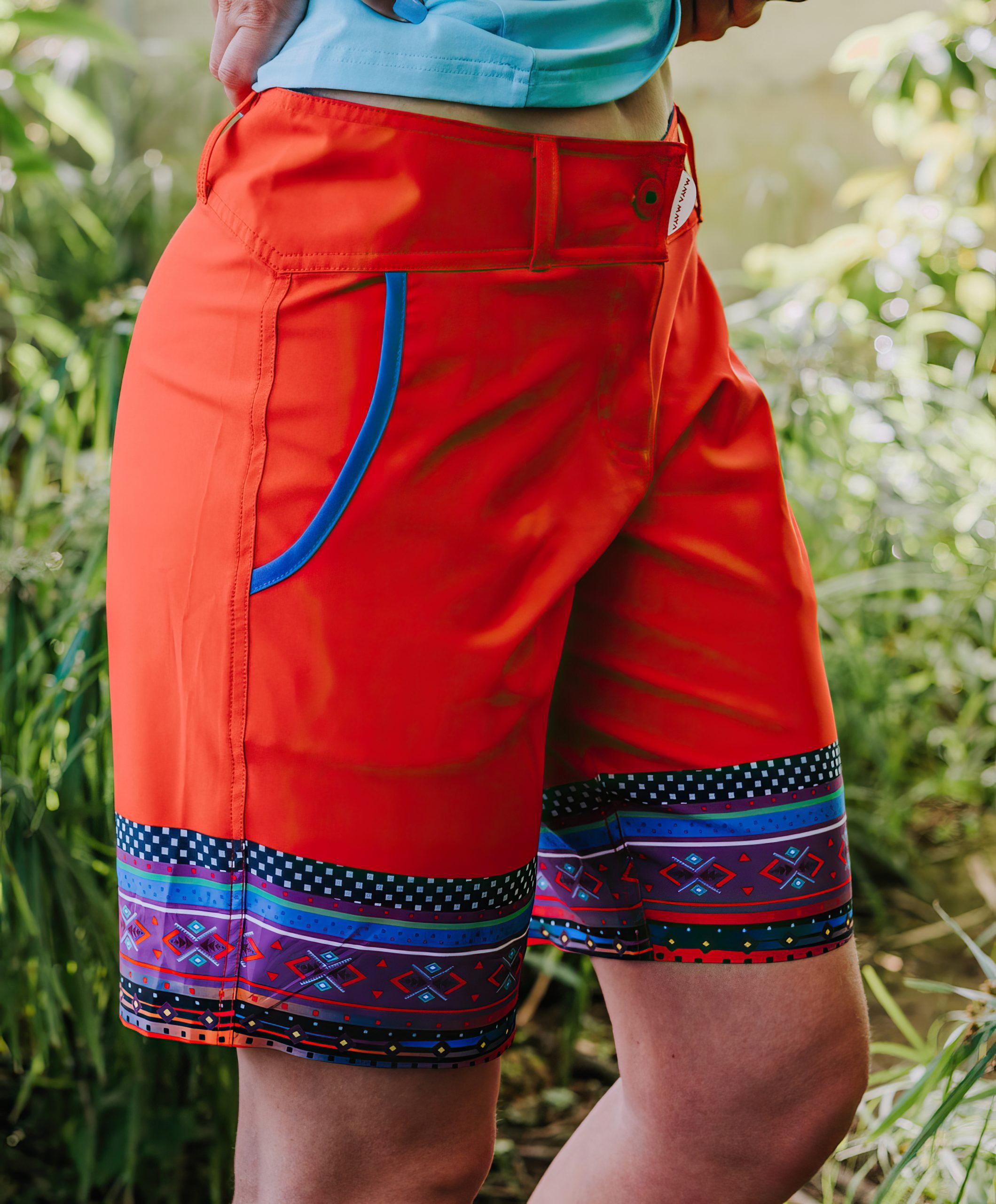 Balam shorts red from MAYA MAYA are FastDrying and light for women in the summer.