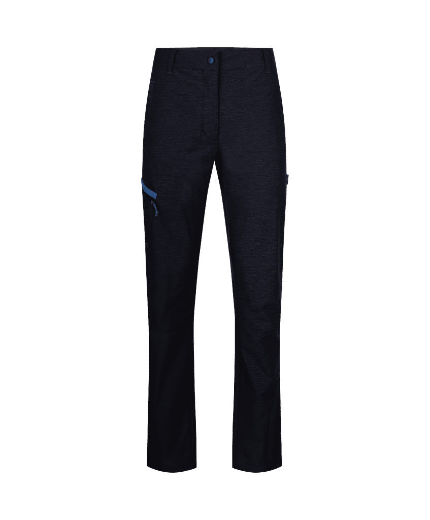 Chel pants black for hiking from MAYA MAYA are 4-way stretch and light for women in the summer.