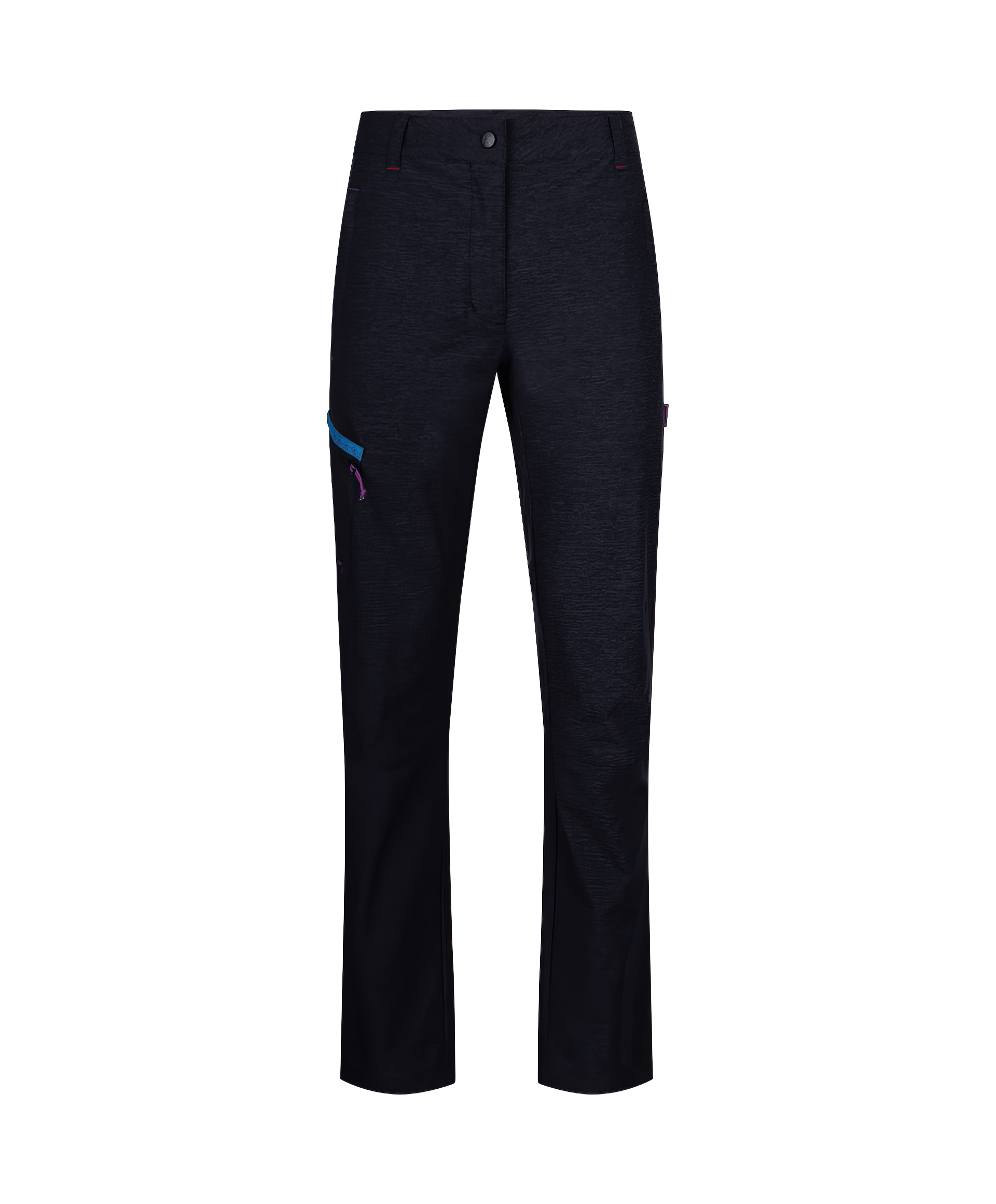 Chel pants black for hiking from MAYA MAYA are 4-way stretch and light for women in the summer.