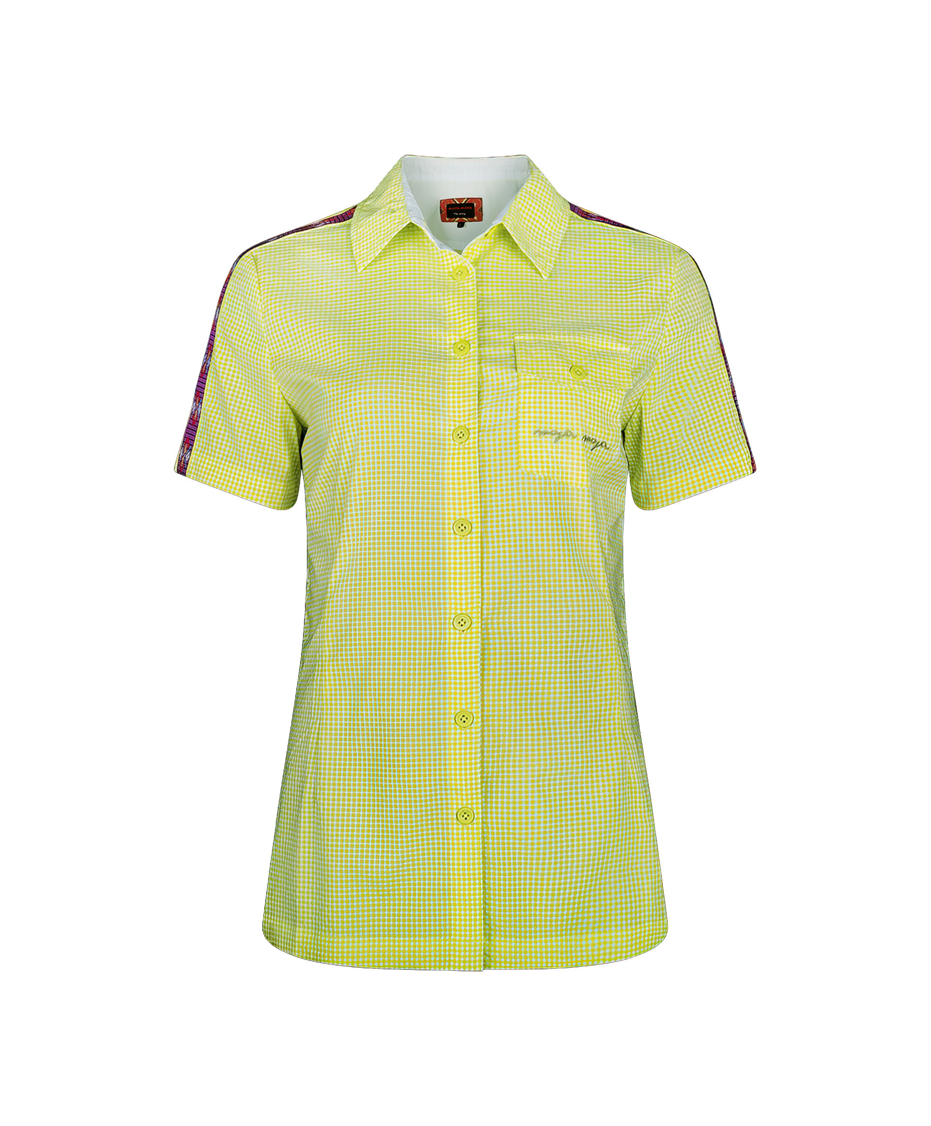 Danaa shirt yellow for hiking from MAYA MAYA is breathable and light for women for a summer hike.