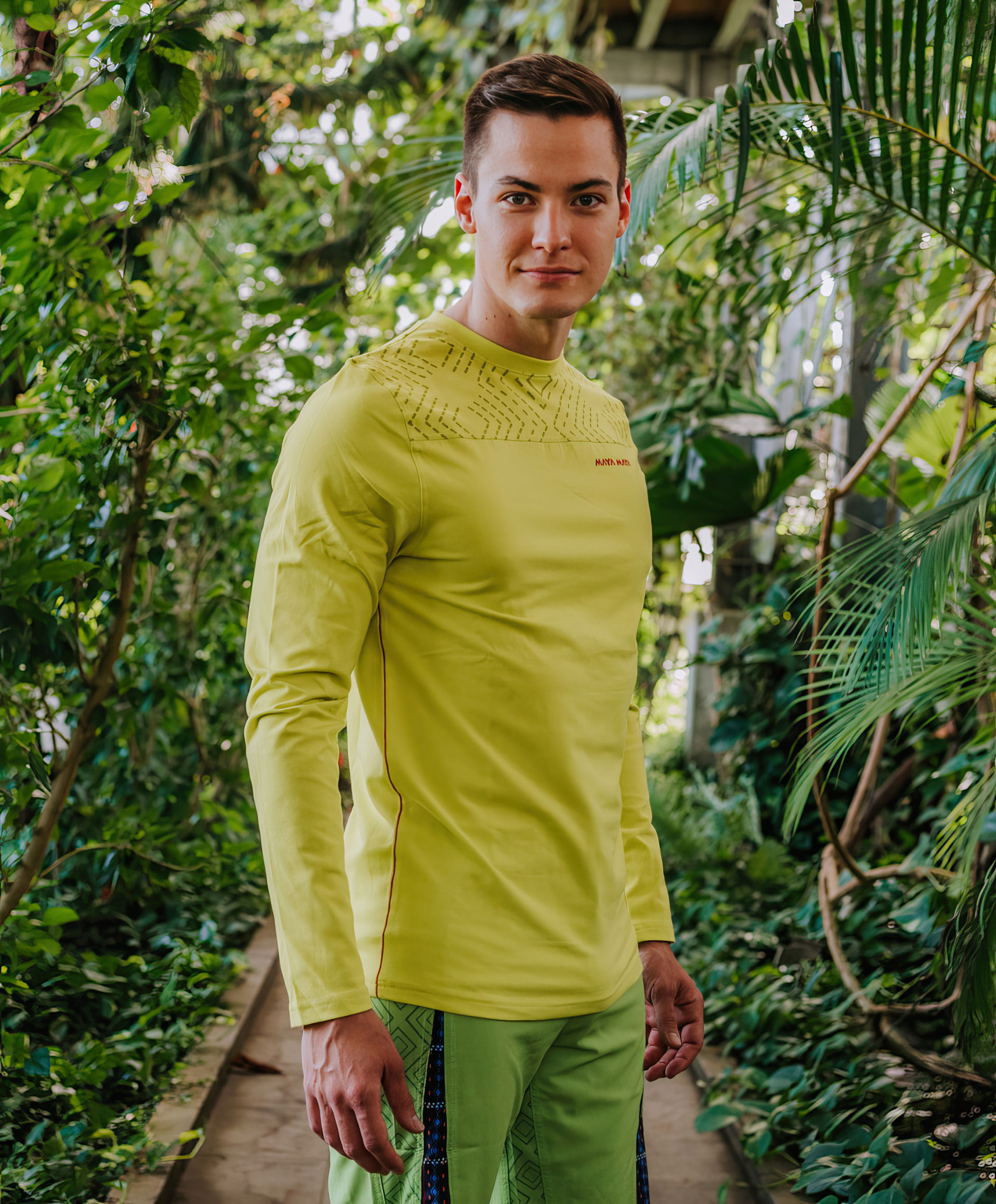 Gabor shirt yellow from MAYA MAYA is a long sleeve men's shirt made from organic cotton