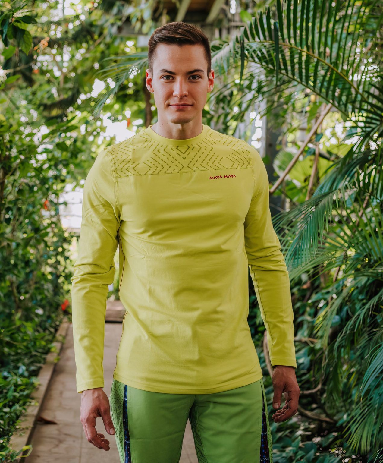 Gabor shirt yellow from MAYA MAYA is a long sleeve men's shirt made from organic cotton