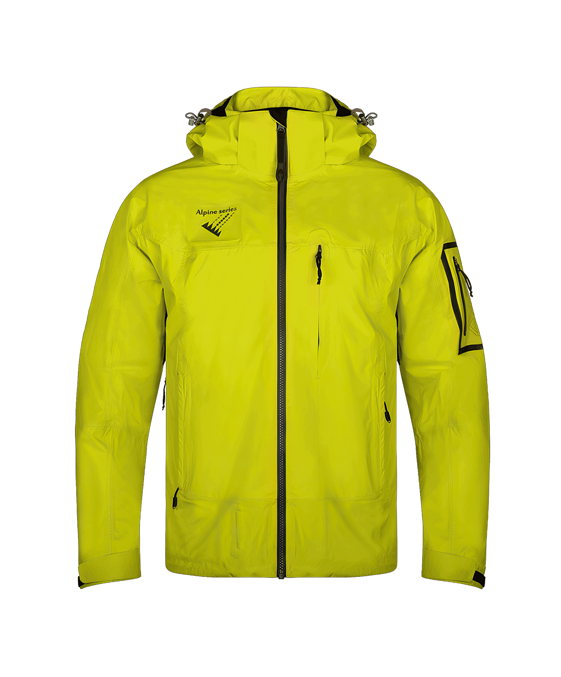 Ikal jacket hardshell yellow from MAYA MAYA is designed for extreme weather conditions for men in the outdoors