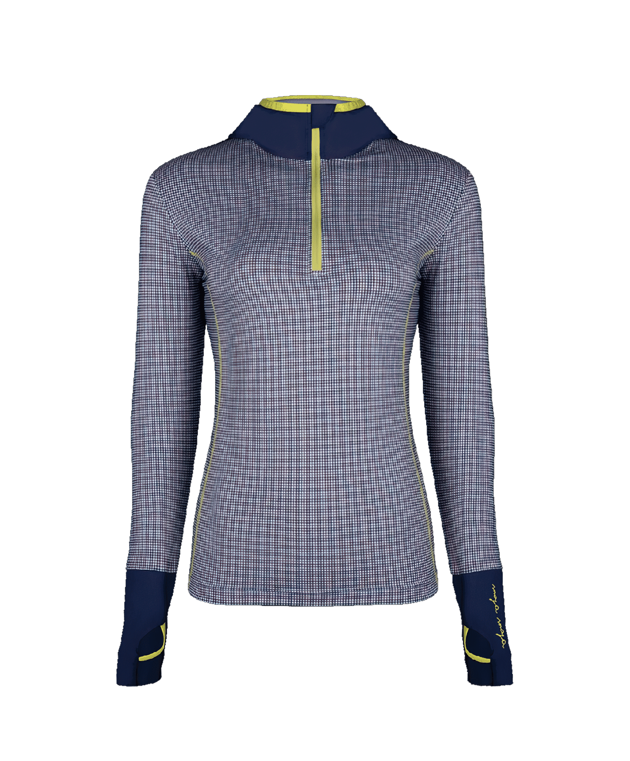 Long sleeve Inda shirt blue from MAYA MAYA for women FastDrying for hiking and outdoor activities