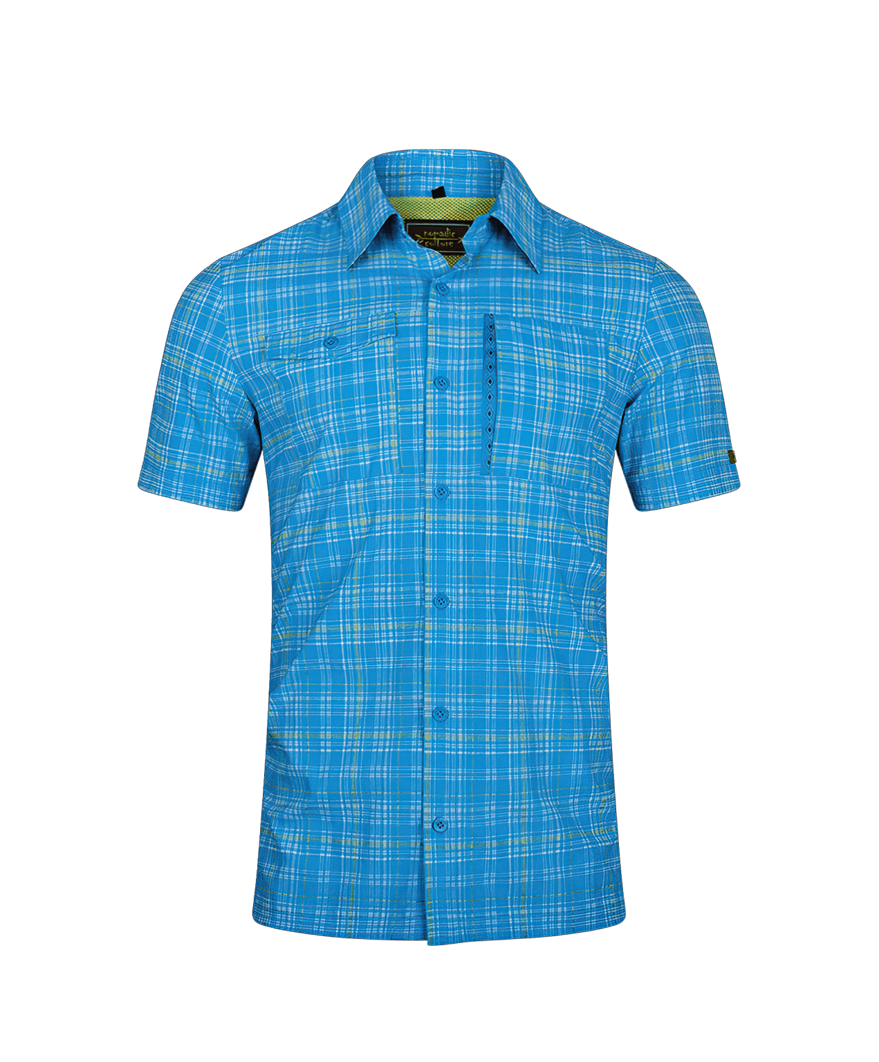 Short sleeve Irepani shirt for men from MAYA MAYA breathable and light for hiking and trekking