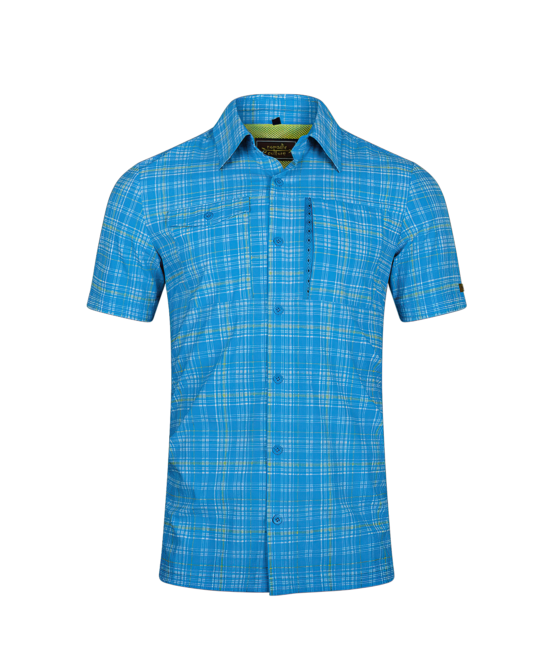 Short sleeve Irepani shirt for men from MAYA MAYA breathable and light for hiking and trekking