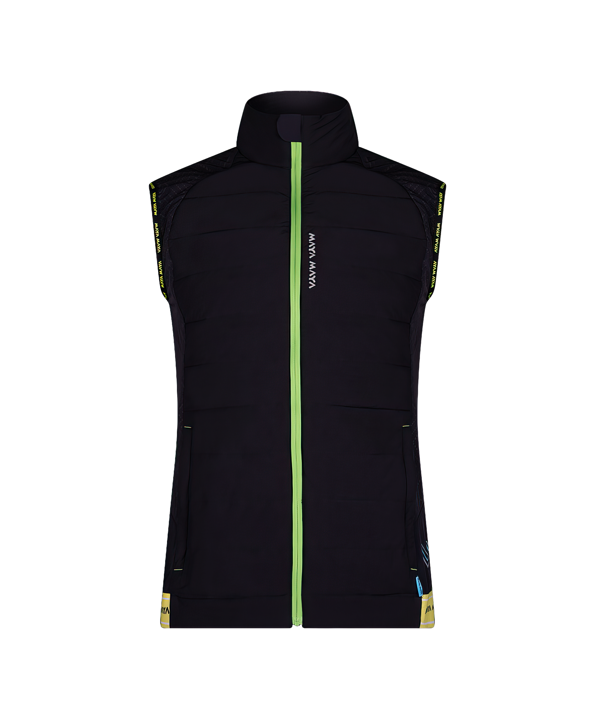 Kabil vest for men from MAYA MAYA for running and hiking with reflective prints