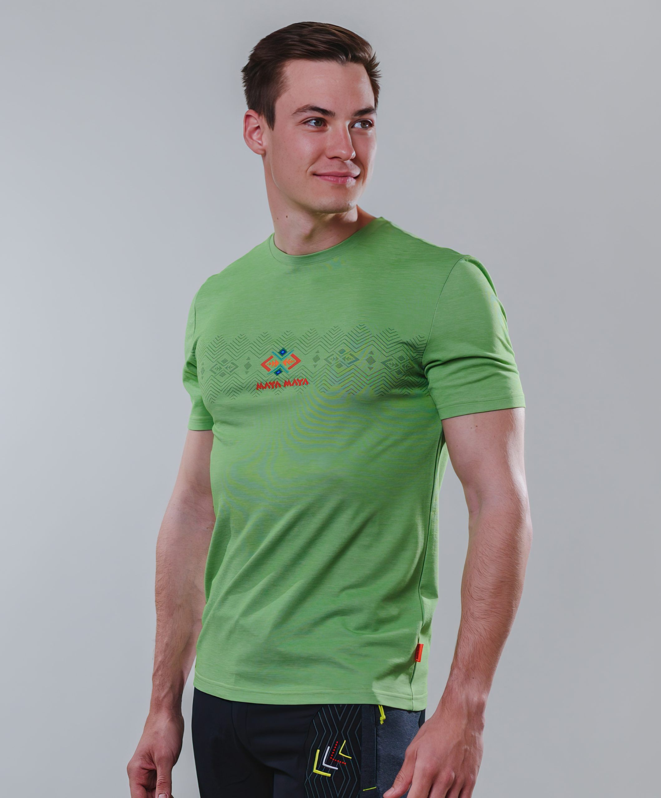 Kuk shirt green for men by MAYA MAYA made from cotton for freetime