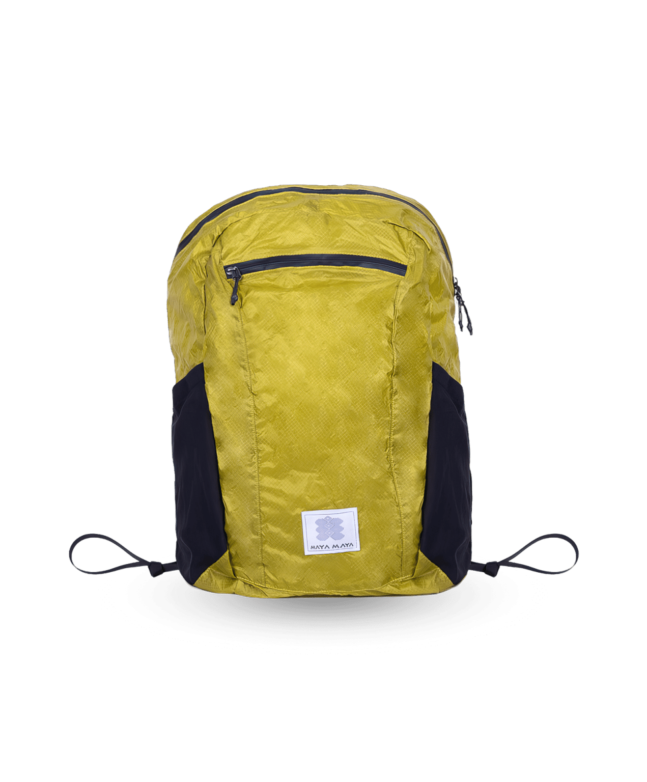 Light packable backpack yellow from MAYA MAYA for hiking and other outdoor activities.