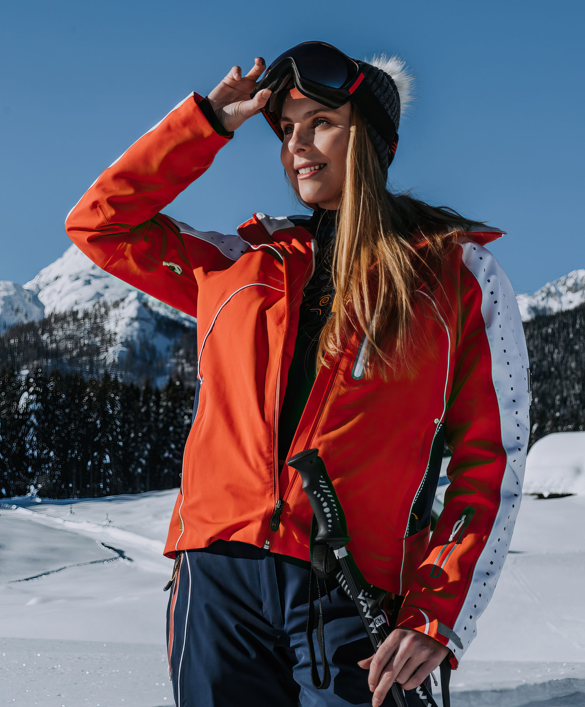 Bardot Check Ski Jacket