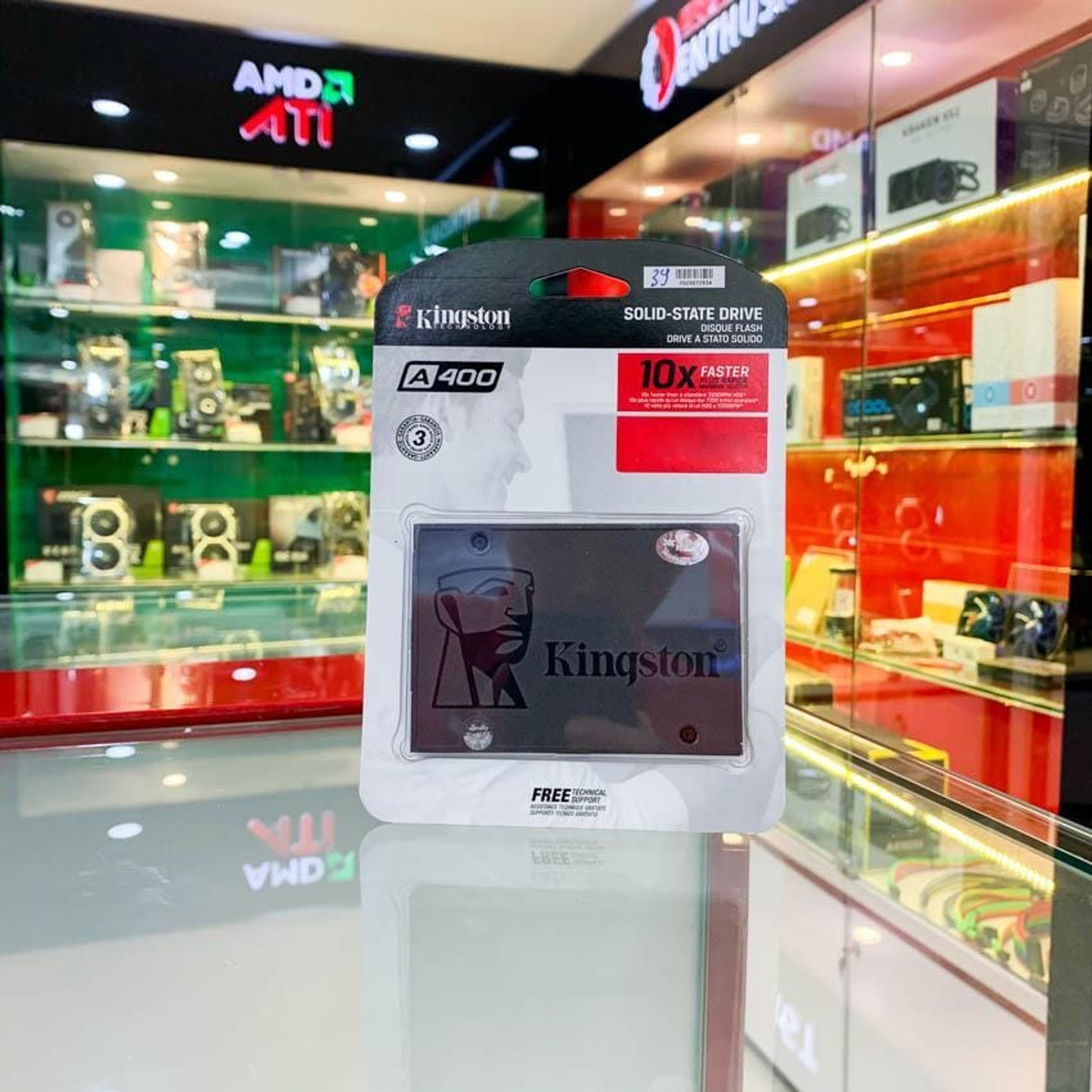 Ổ cứng SSD Kingston A400 240GB 2.5 inch SATA3 (Đọc 500MB/s - Ghi 450MB/s) - (SA400S37/240G) 4