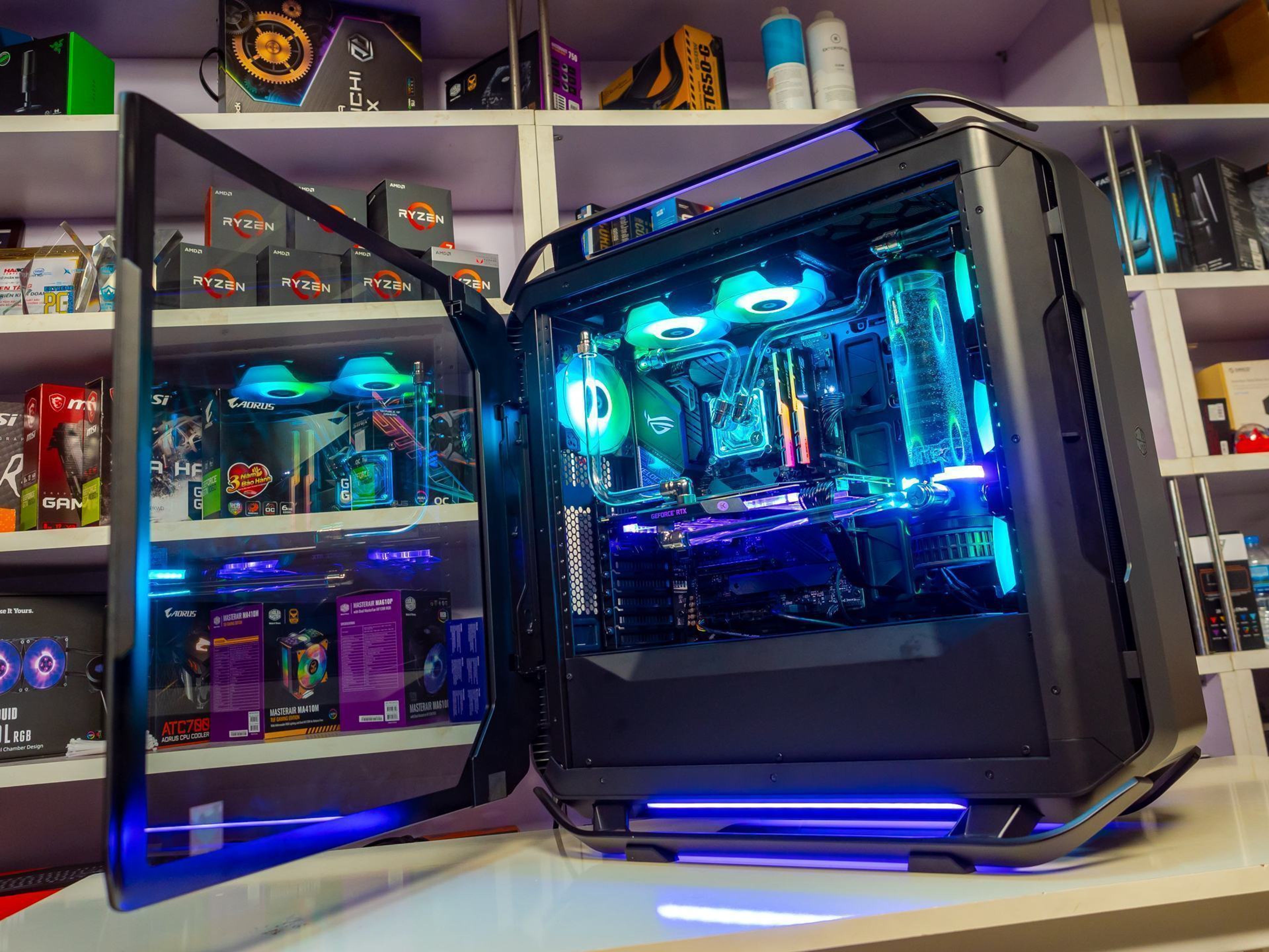 Vỏ Case Cooler Master Cosmos C700P Black Edition (Mid Tower/Màu Đen)