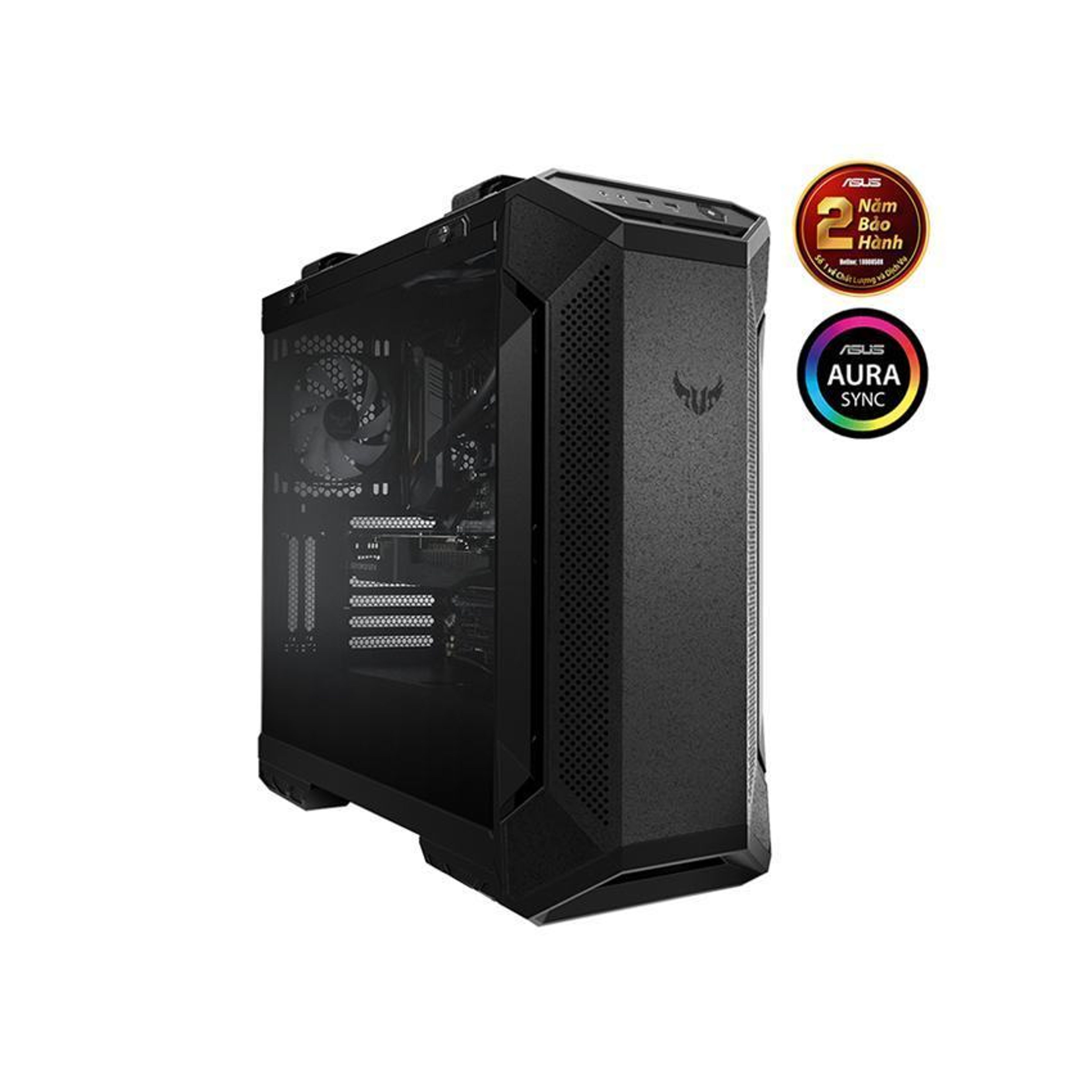 Vỏ Case Asus TUF Gaming GT501VC - Tempered Glass (Mid Tower/Màu Đen) 3