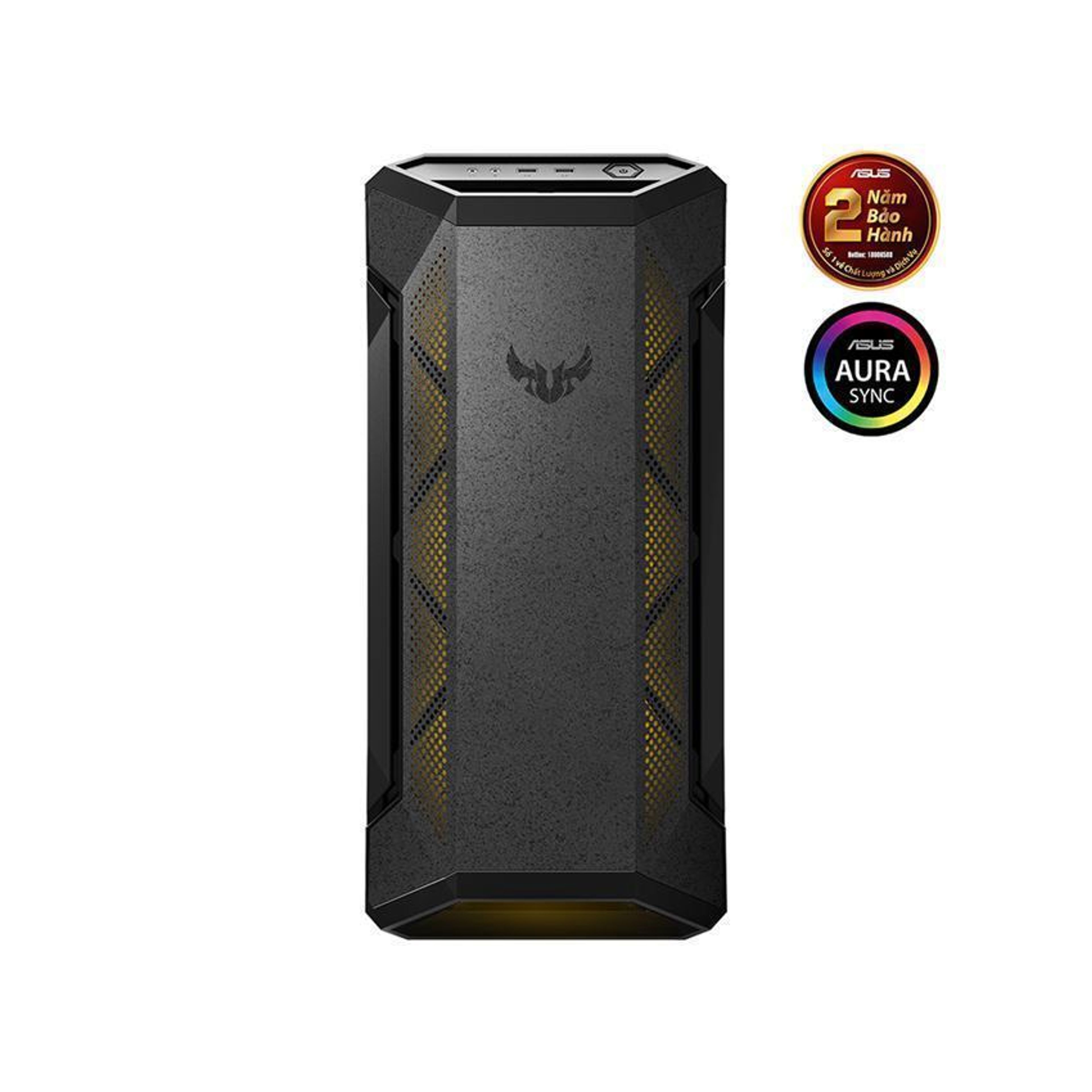 Vỏ Case Asus TUF Gaming GT501VC - Tempered Glass (Mid Tower/Màu Đen) 2