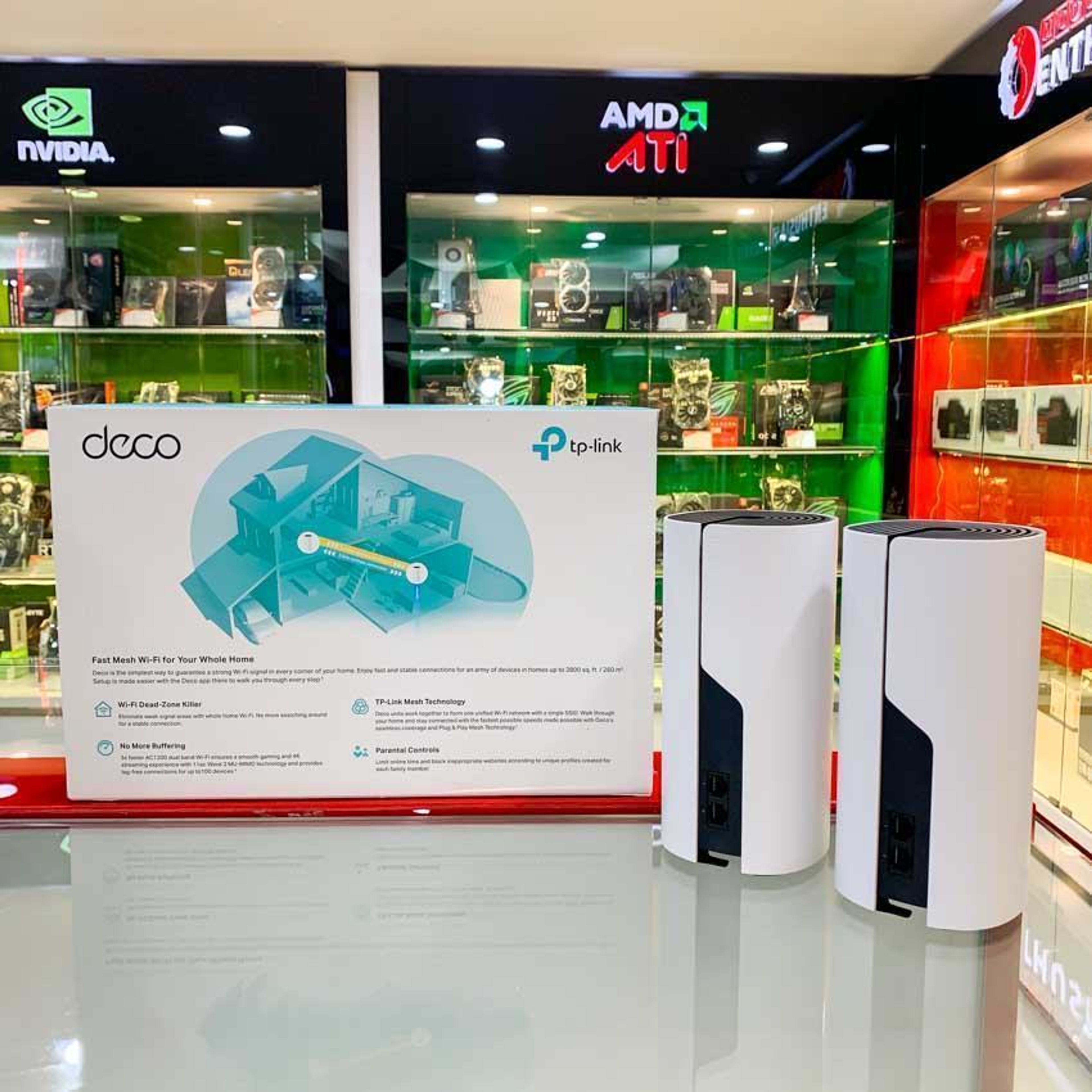 Bộ phát wifi mesh TP-Link Deco E4 (2-Pack) Wireless AC1200Mbps 5