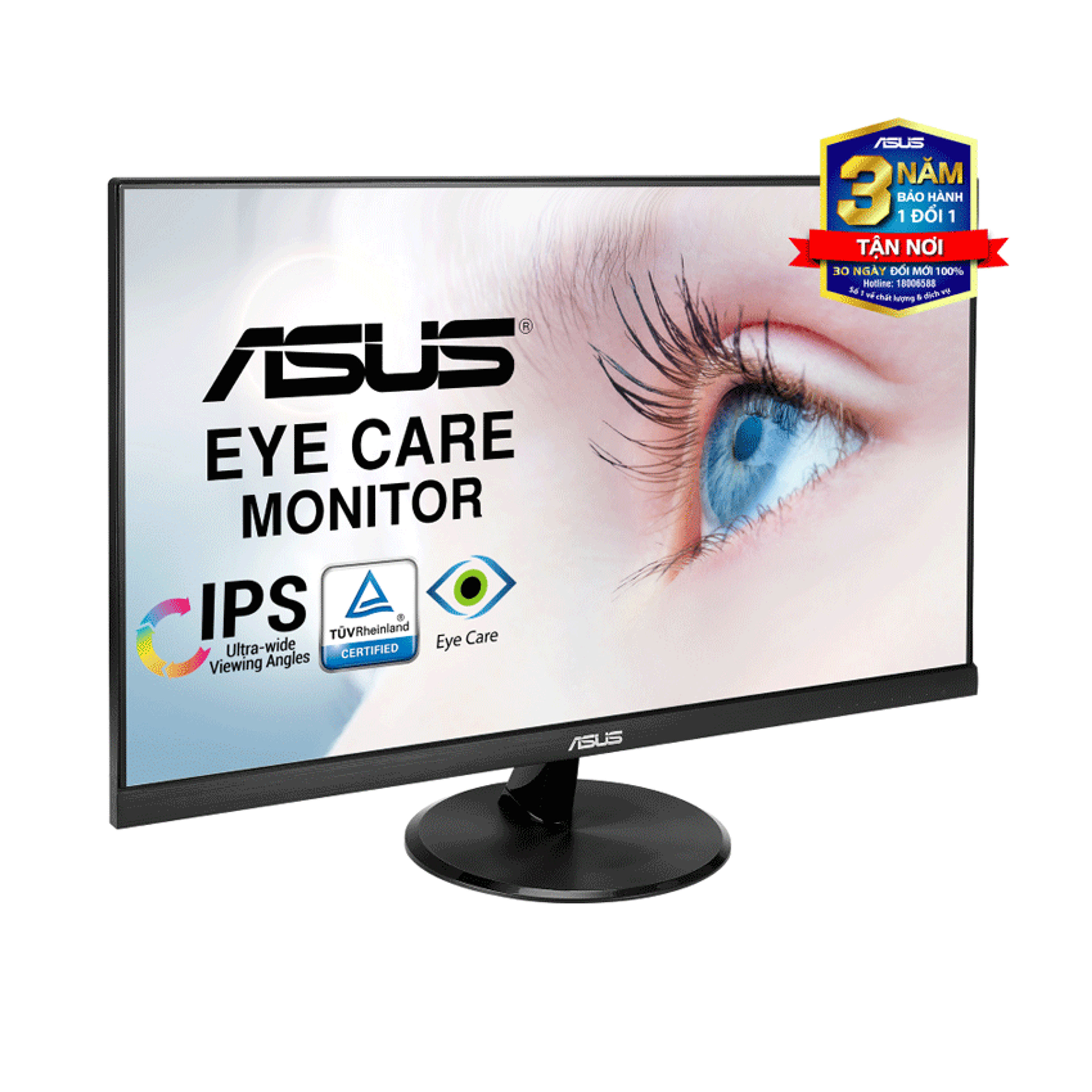 Màn hình ASUS VP249HE (23.8inch/FHD/IPS/75Hz/5ms/250nits/HDMI+Dsub)