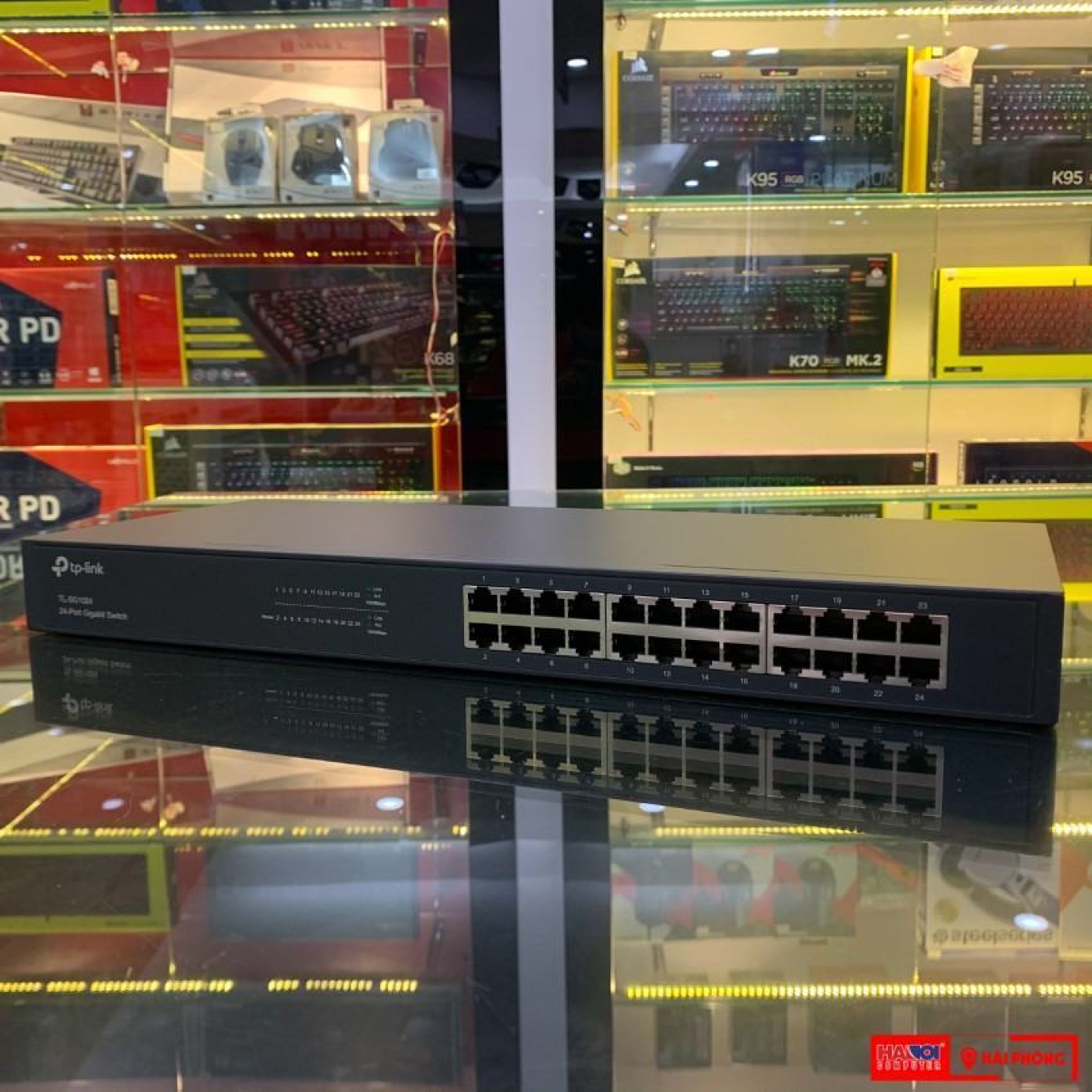 Switch TP-Link TL-SG1024 (24 cổng RJ45 10/100/1000Mbps, vỏ kim loại, gắn tủ Rack 19 inch) 10