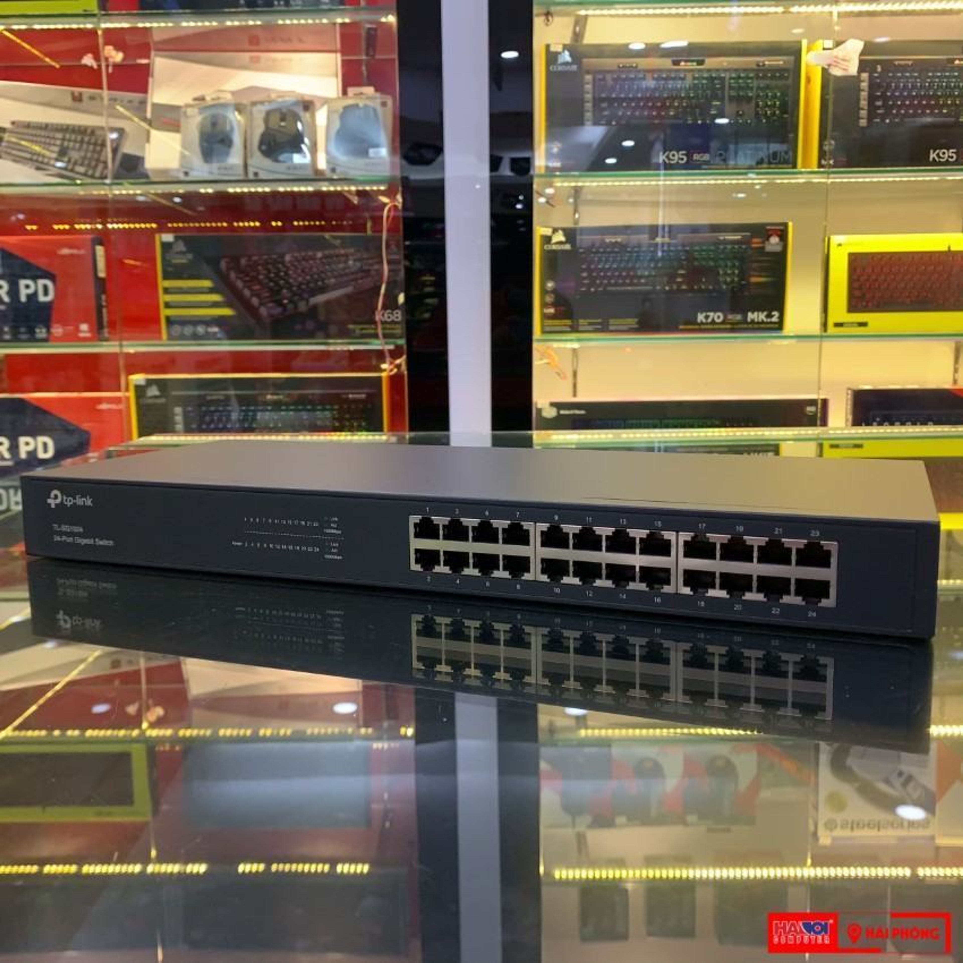 Switch TP-Link TL-SG1024 (24 cổng RJ45 10/100/1000Mbps, vỏ kim loại, gắn tủ Rack 19 inch) 3