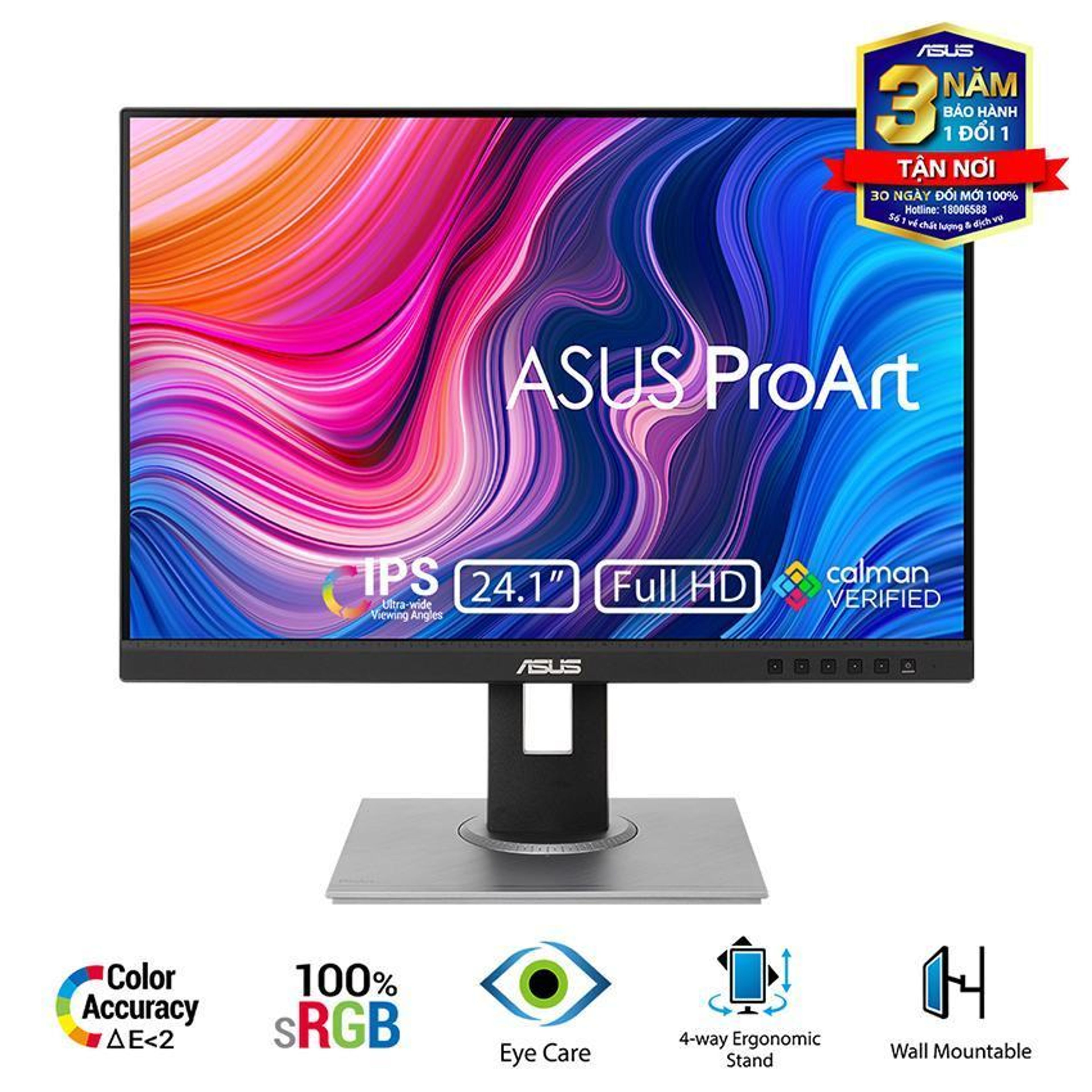 Màn hình Asus ProArt PA248QV (24inch/WUXGA/IPS/75Hz/5ms) 0