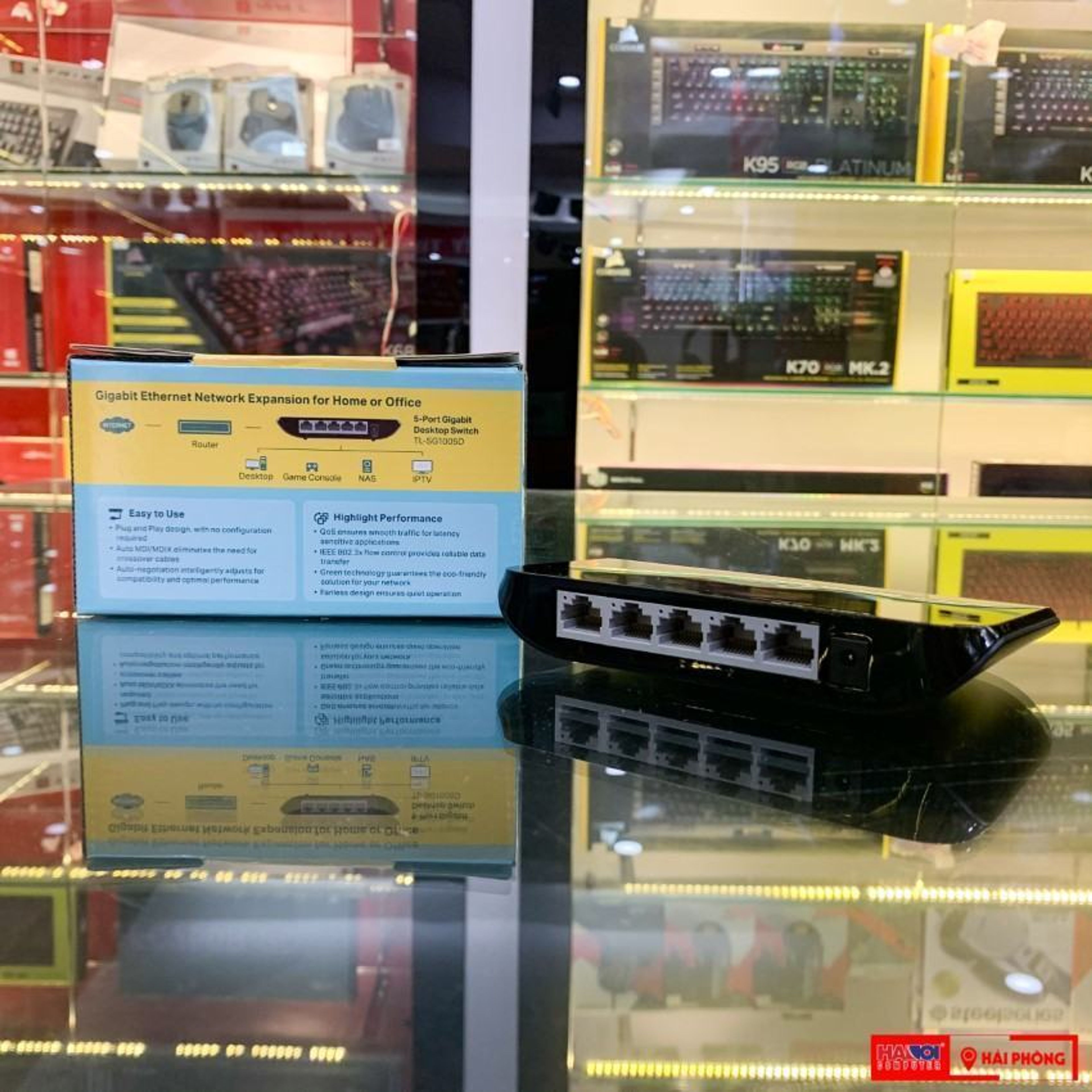 Switch TP-Link TL-SG1005D 5 Port 10/100/1000 Mbps Vỏ nhựa