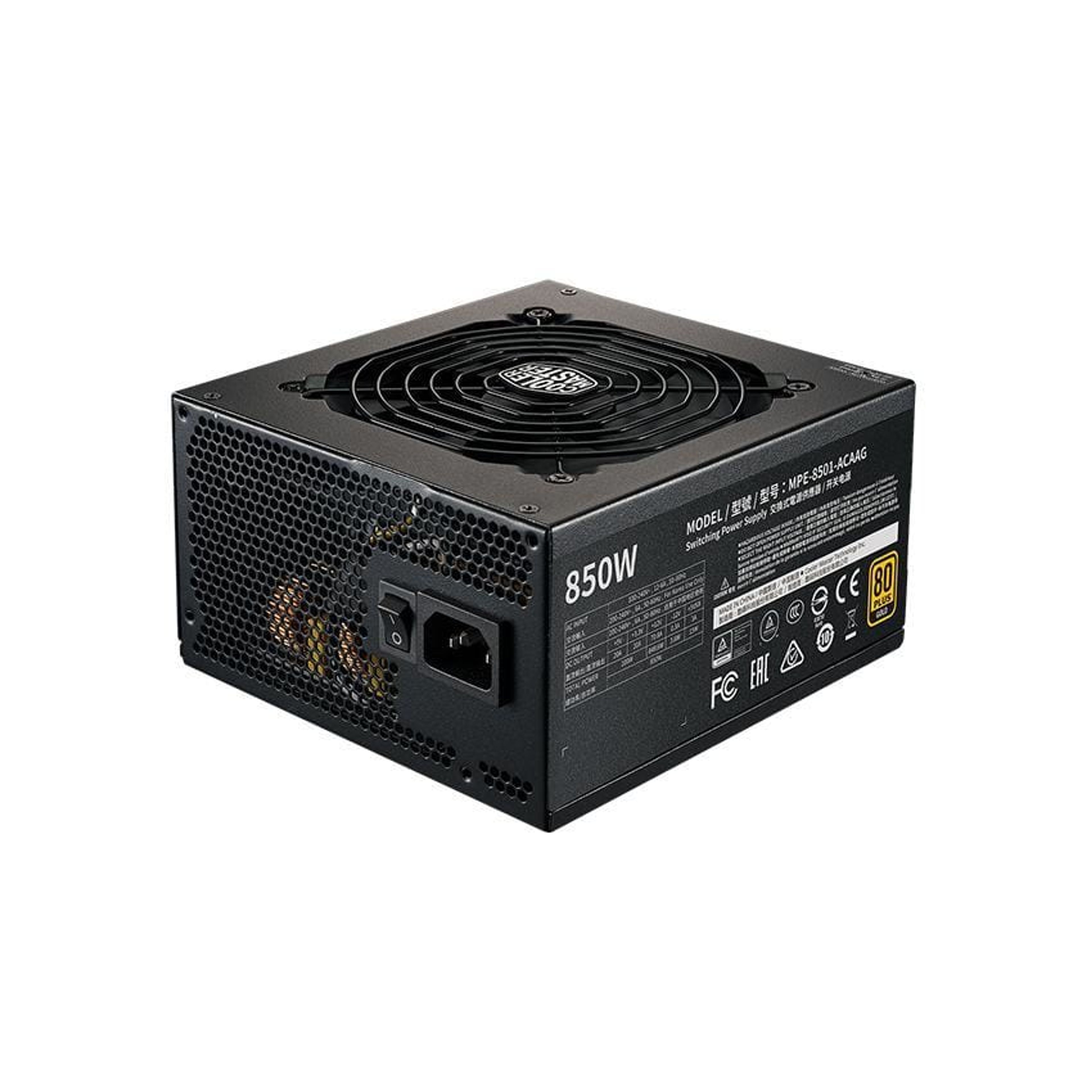 Nguồn máy tính Cooler Master MWE GOLD 850 - V2  850W ( 80 Plus Gold/Màu Đen/Full Modular) 0
