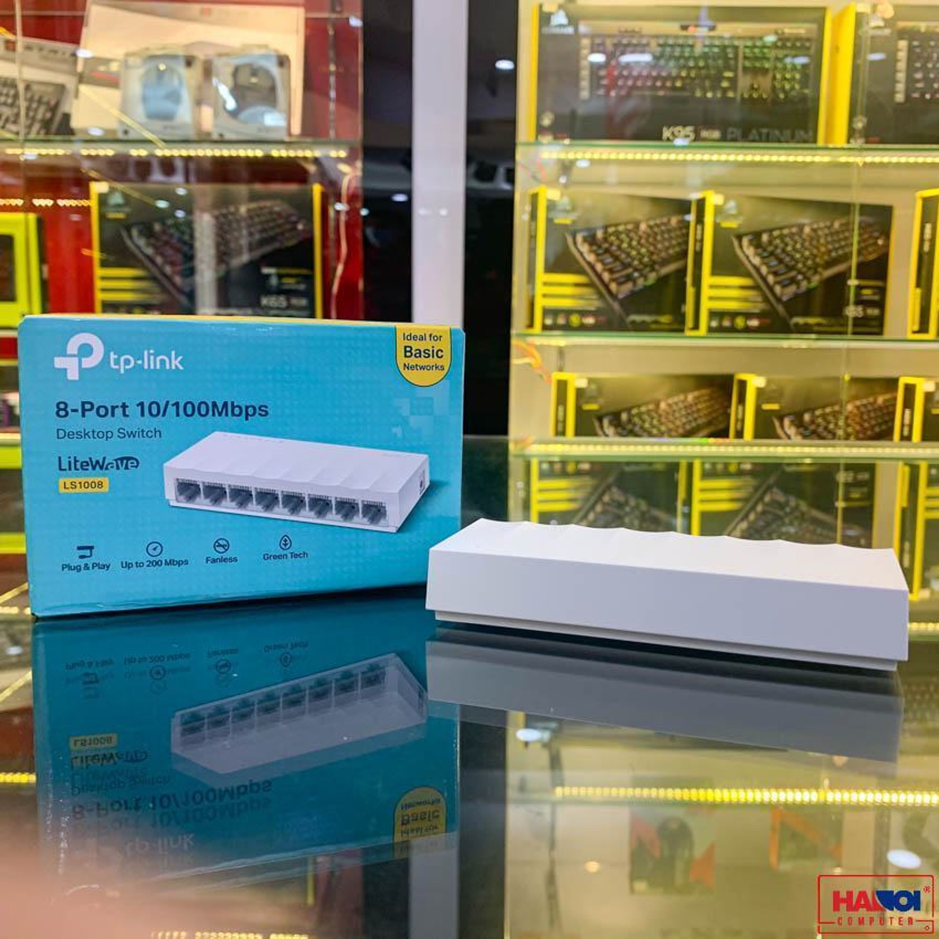 Switch TP-Link LS1008 8 Port 10/100Mbps vỏ nhựa