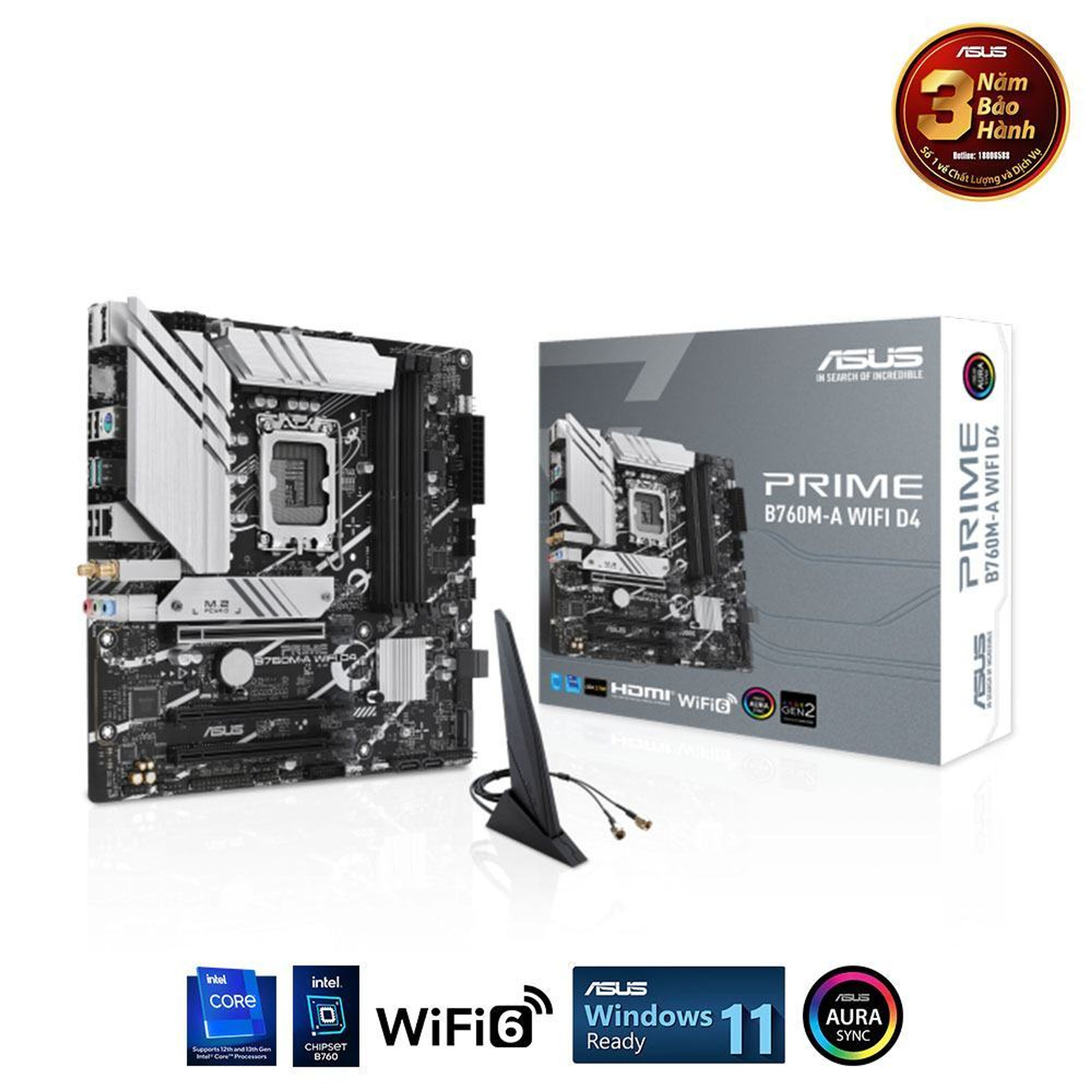 Mainboard ASUS PRIME B760M-A WIFI D4 1