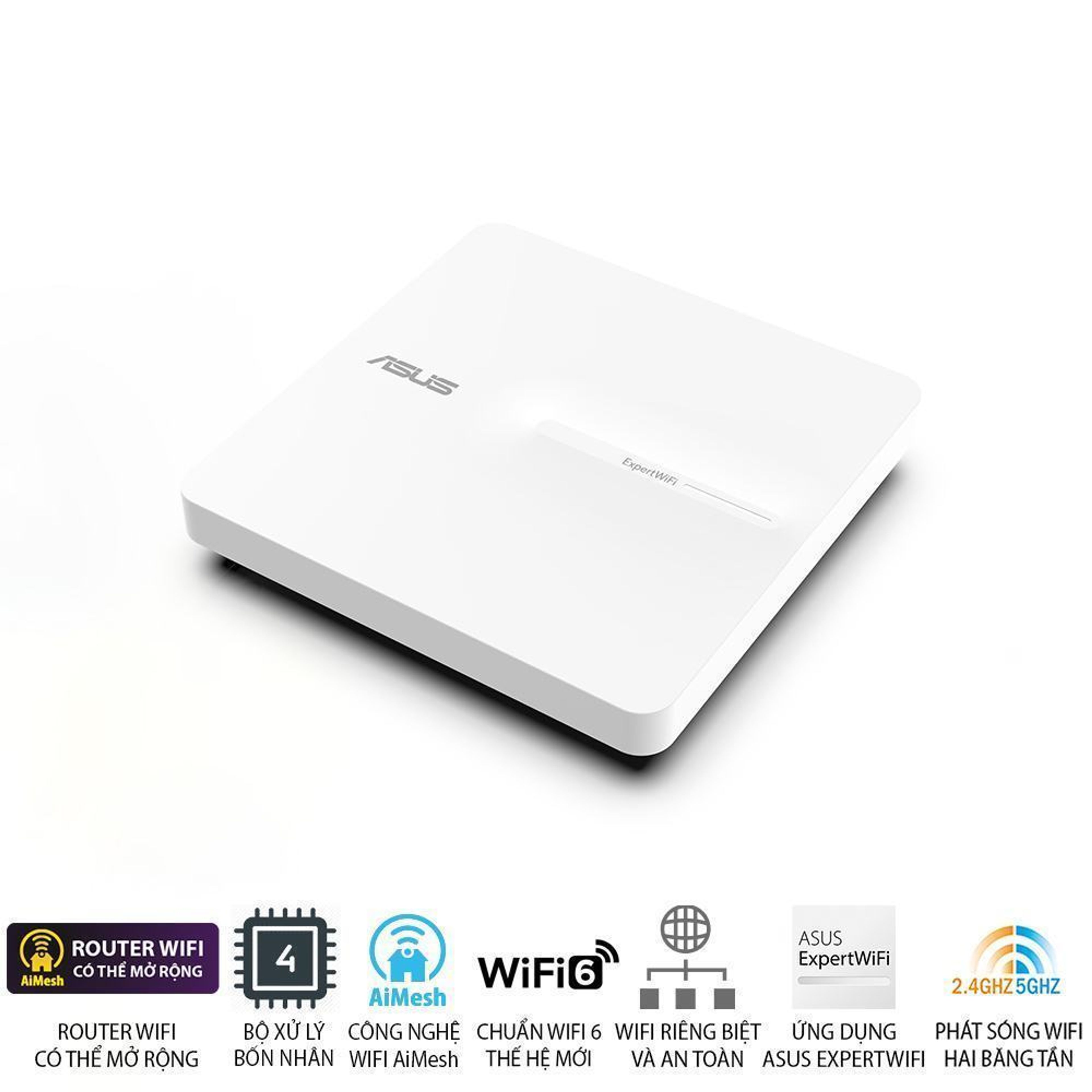 Router Asus Wifi 6 ExpertWiFi EBA63 (AX3000/AiMeshPoE) 0
