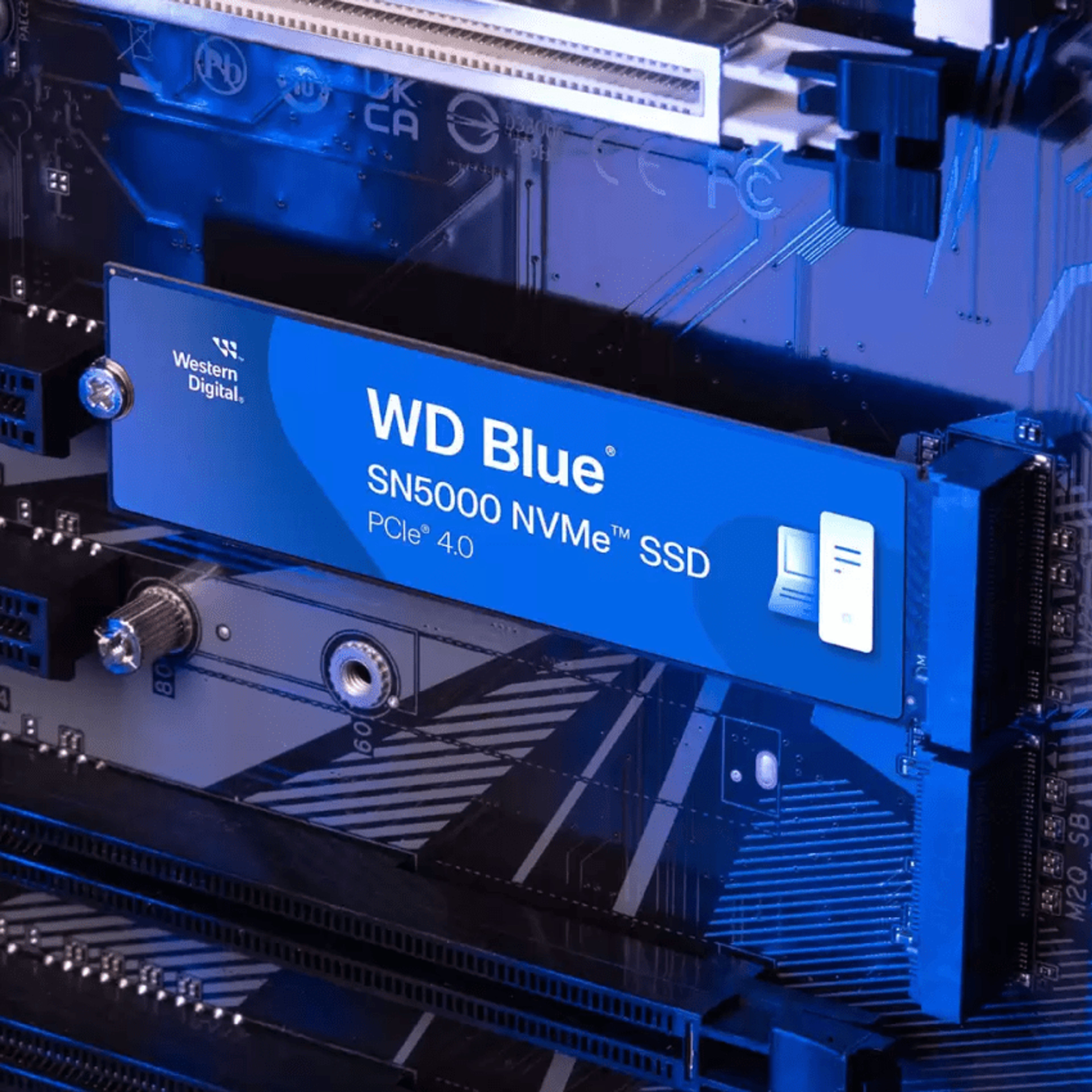 Ổ cứng SSD WD SN5000 Blue 500GB M.2 2280 PCIe NVMe 4x4 (Đọc 5000MB/s - Ghi 4000MB/s) 2