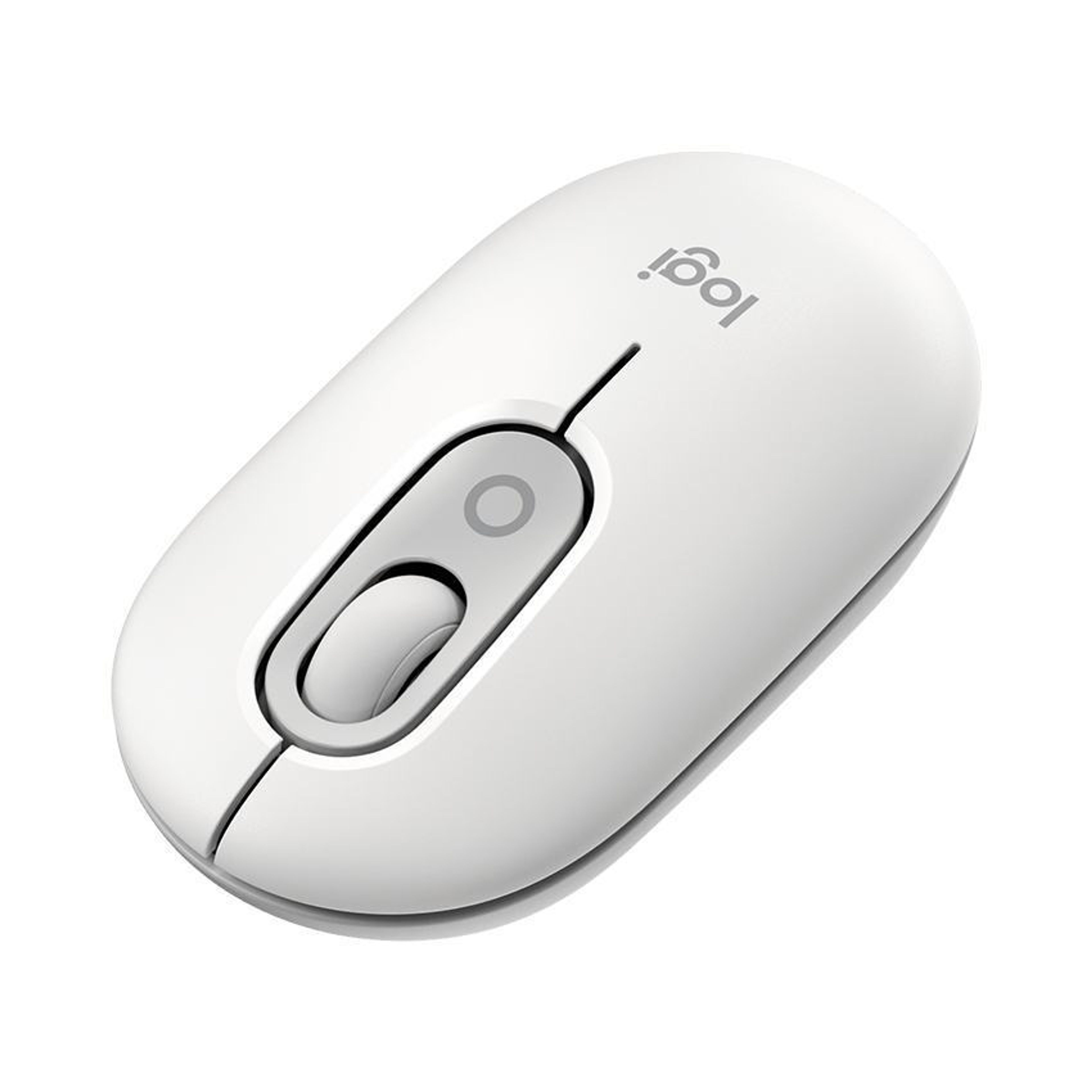 Chuột không dây Logitech Pop Mouse with EMOJI màu Trắng 3
