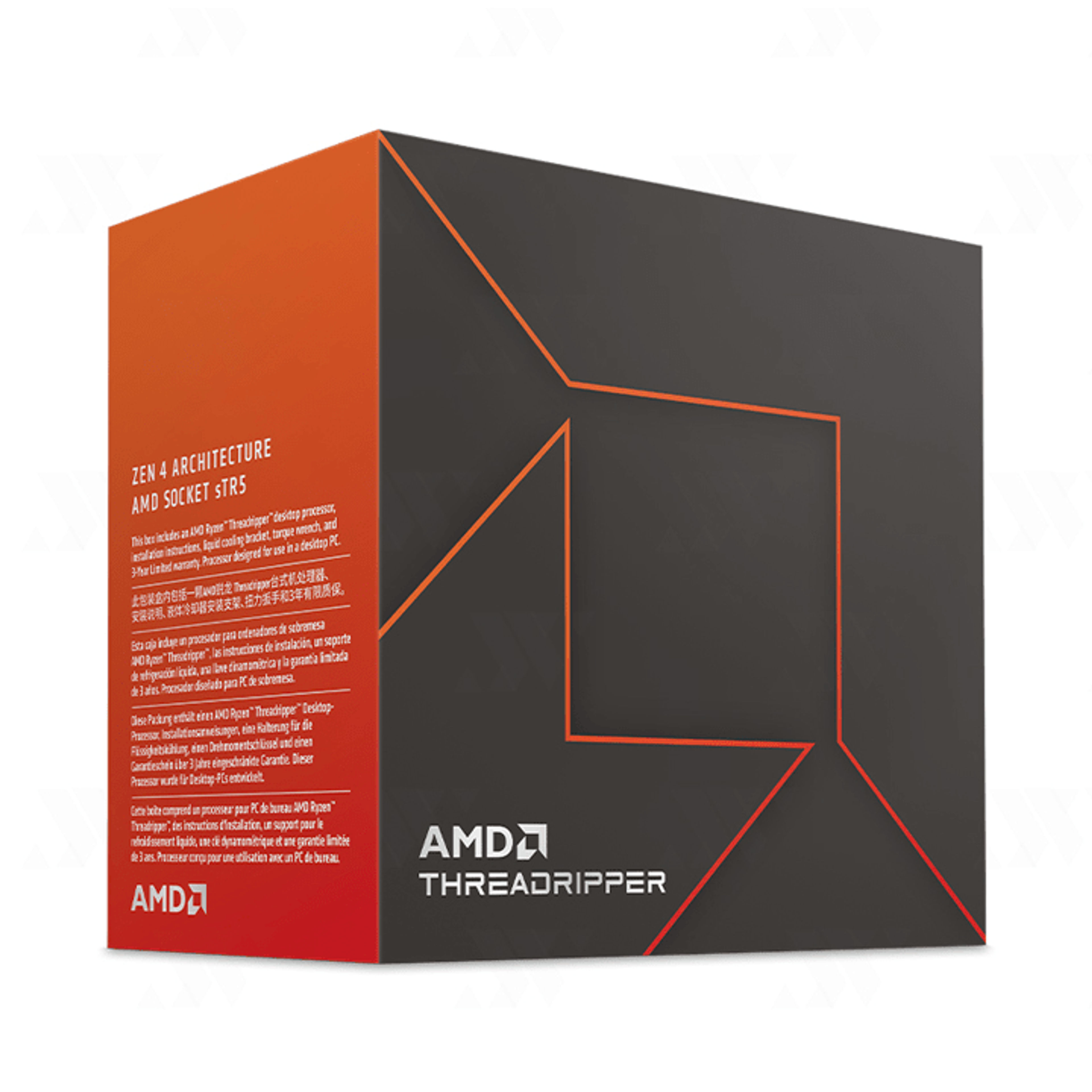 CPU AMD Ryzen Threadripper 7970X (32 cores 64 threards / 4.0GHz Up to 5.3GHz / PCIe 5.0 / sTR5 / 350W TDP/ Storm Peak Zen4)
