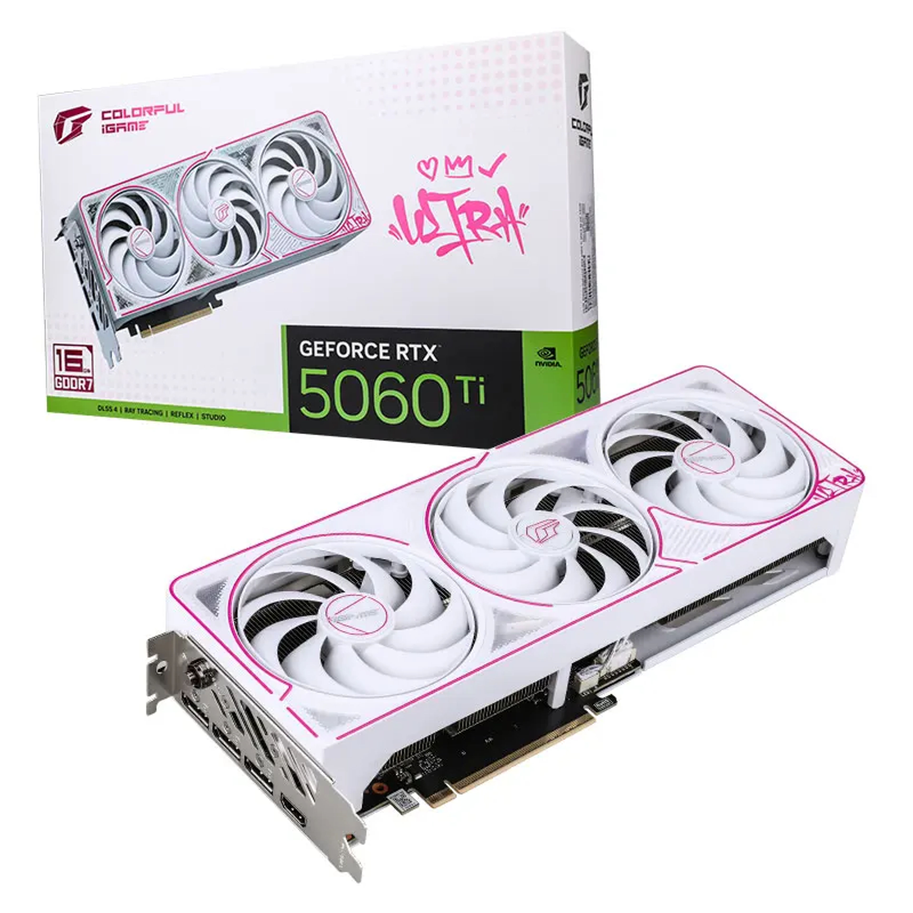Card màn hình Colorful iGame RTX 5060 Ti Ultra W OC 16GB-V