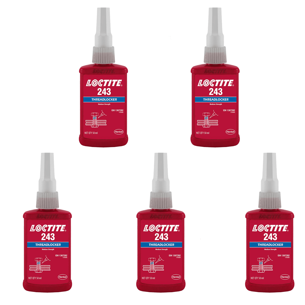 LOCTITE, 243, Blue, Primerless Medium-Strength Threadlocker