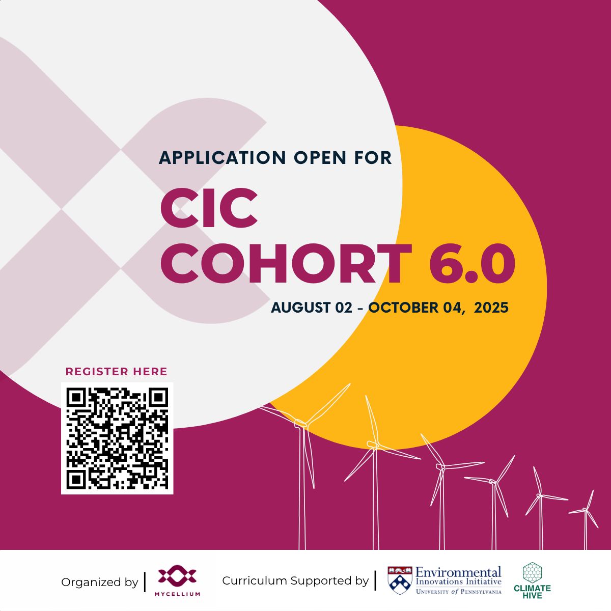 Climate Innovation Challenge (CIC) 6.0 – Innovation for Resilience Banner