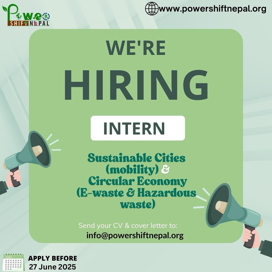 Internship on Sustainable Cities & Circular Economy Banner