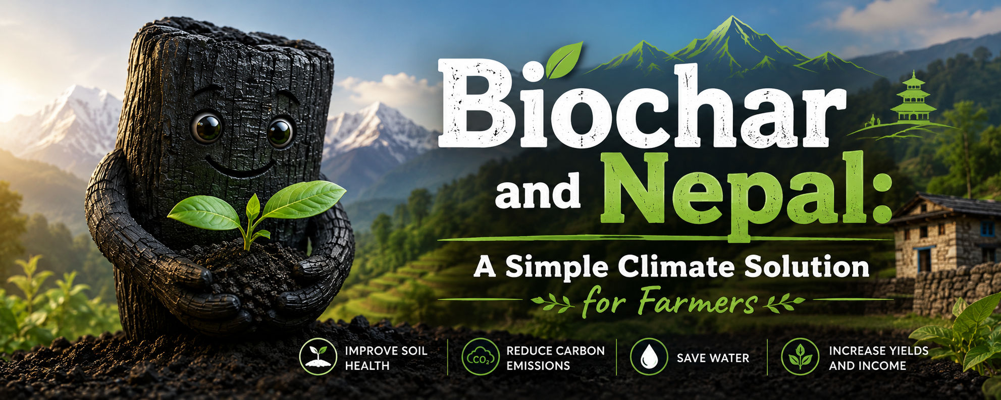 Biochar and Nepal: A Simple Climate Solution for Farmers