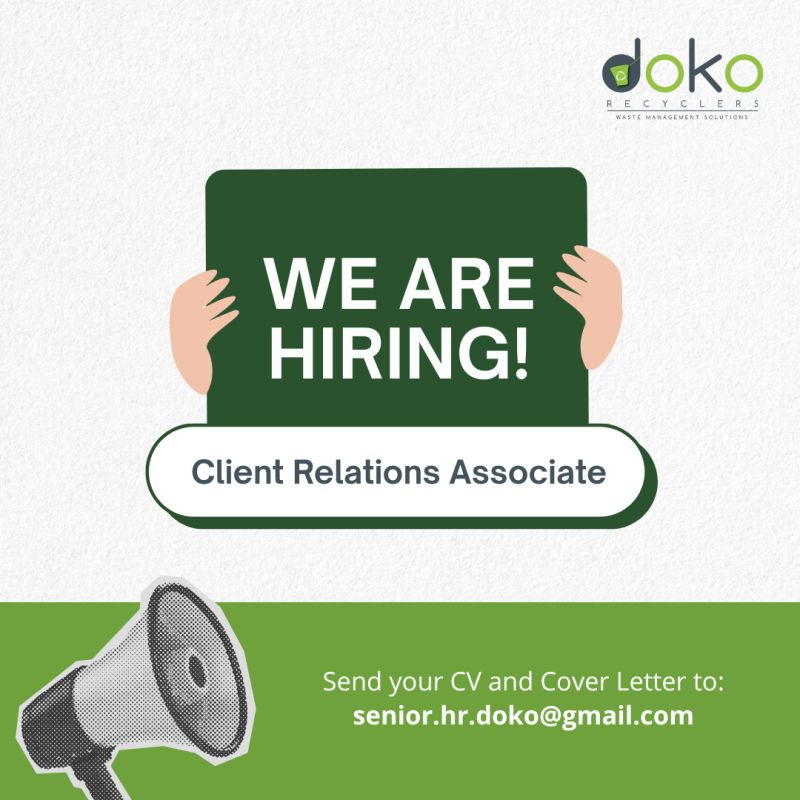 Vacancy- Client Relations Associate