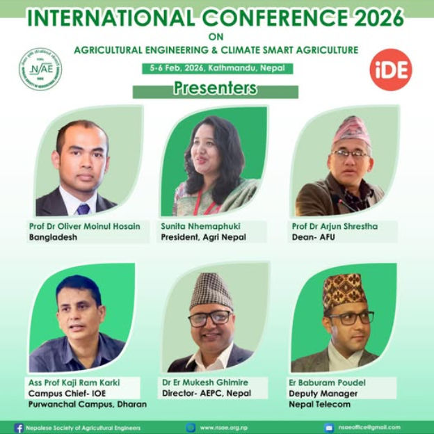 International Conference 2026 on Agricultural Engineering & Climate-Smart Agriculture 