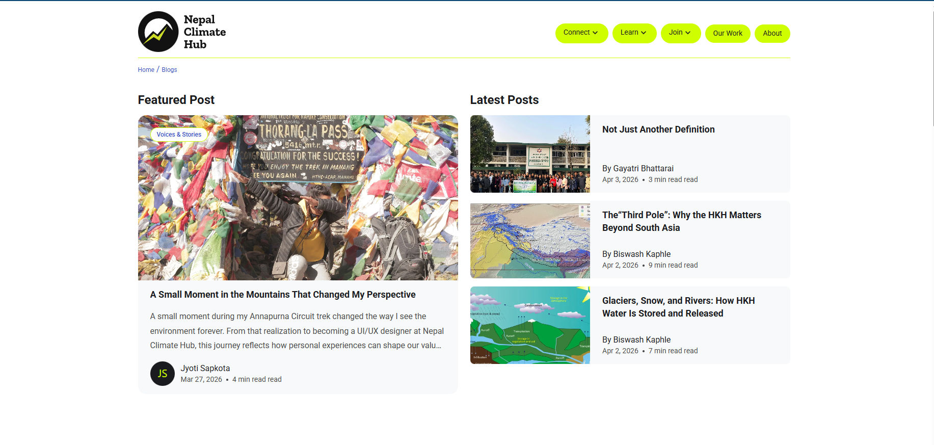 Knowledge Sharing and Climate Education Platform