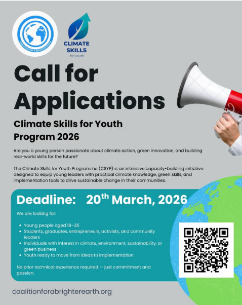 Climate Skills for Youth Program 2026