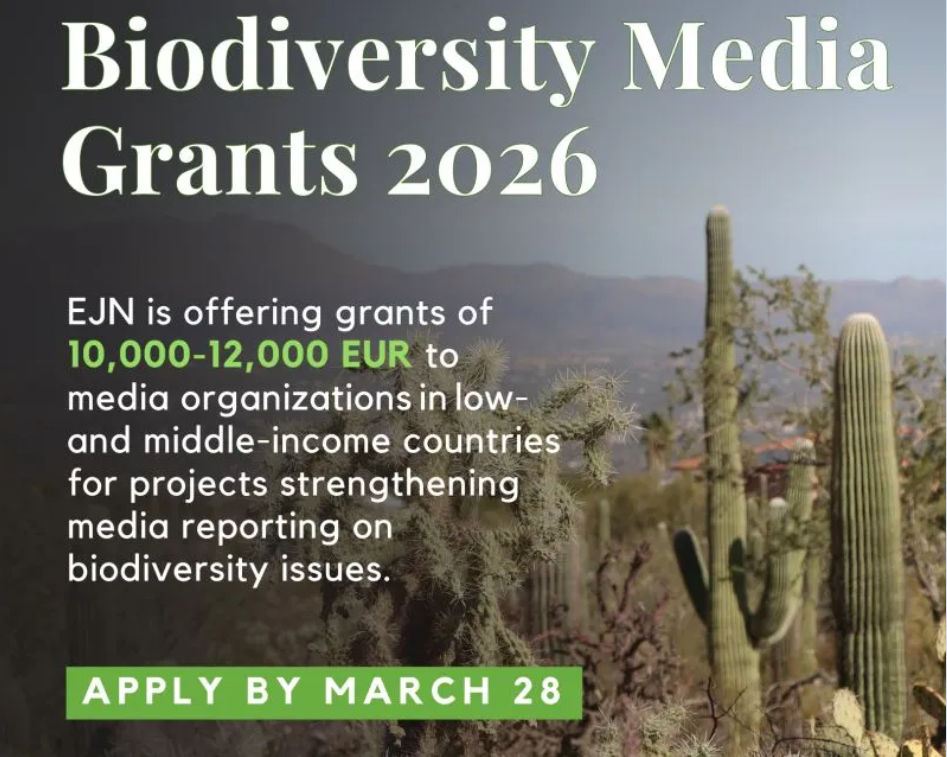 Biodiversity Media Grants 2026