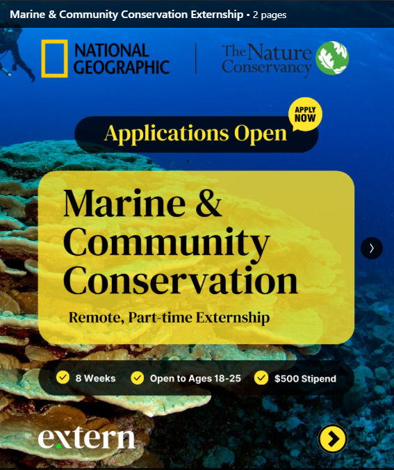Marine and Community Conservation Externship