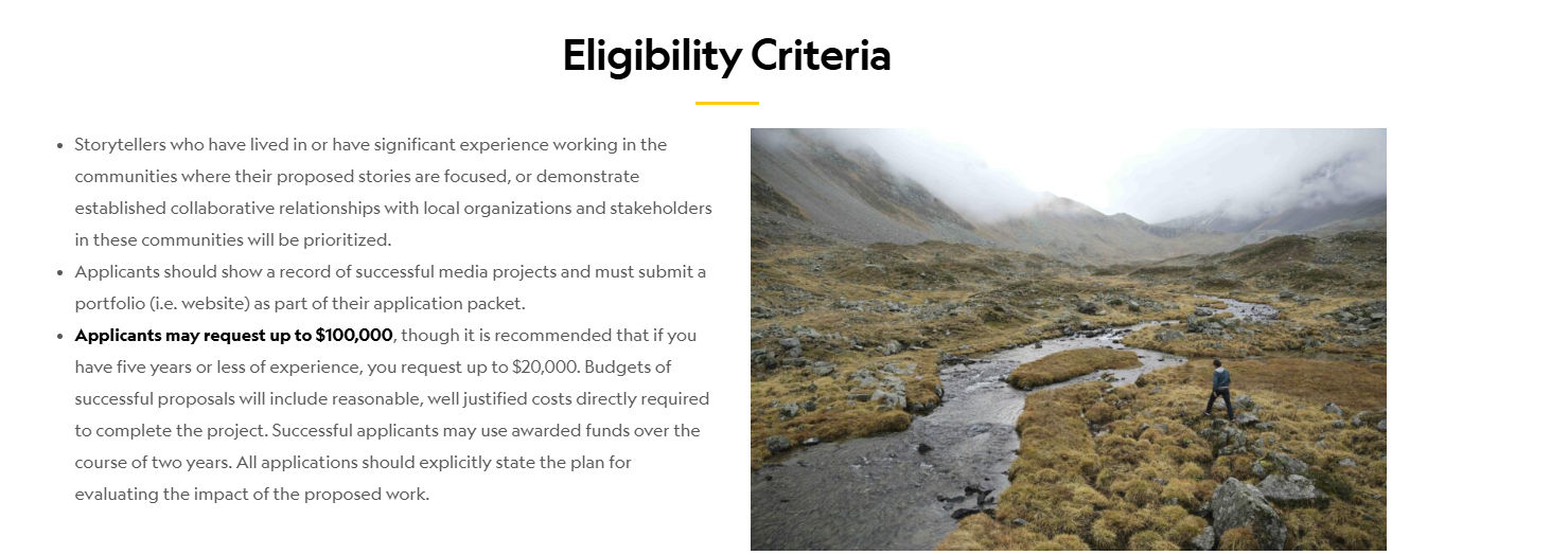 Climate Storytelling Projects..