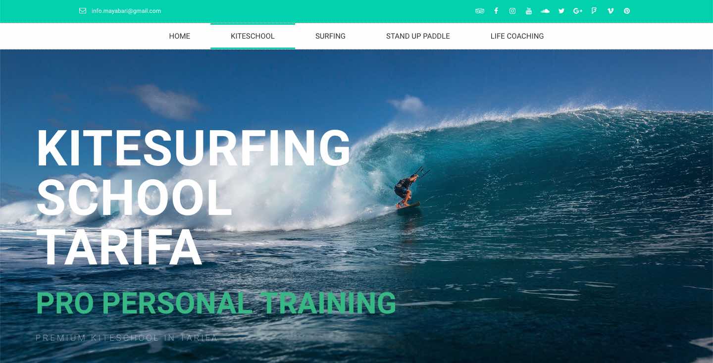 Mayabari Kitesurfing Website and E-Commerce portal (HTML5, CSS3, Node.js).